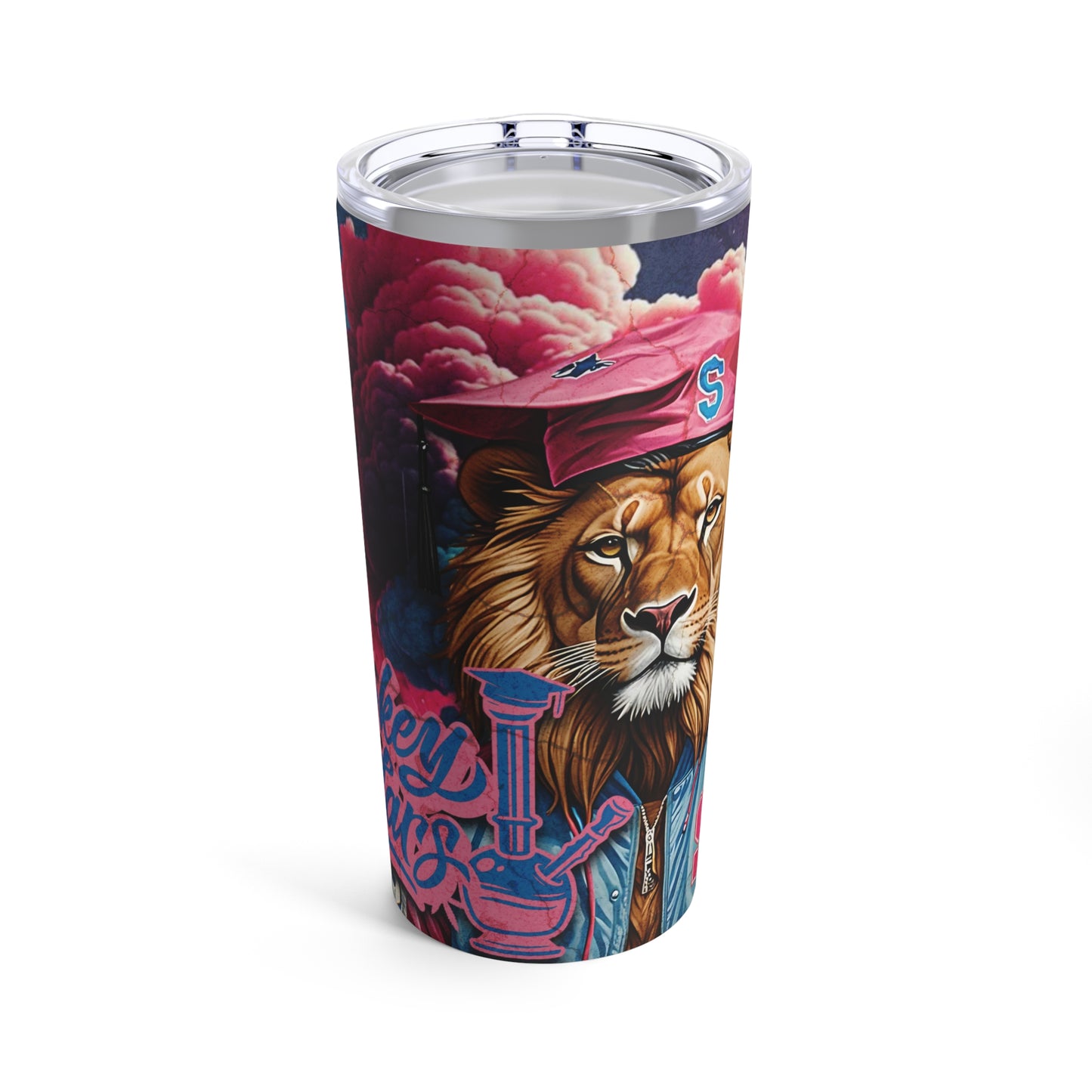 Smokey Scholars Pink Coud Tumbler 20oz - Smokey Scholars