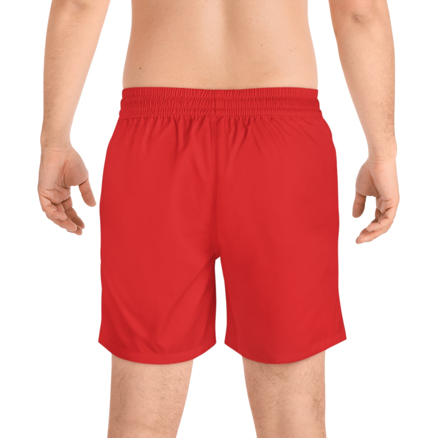 Smokey Scholars TM Red Angelic Mathematics Men's Mid-Length Swim Shorts - Smokey Scholars