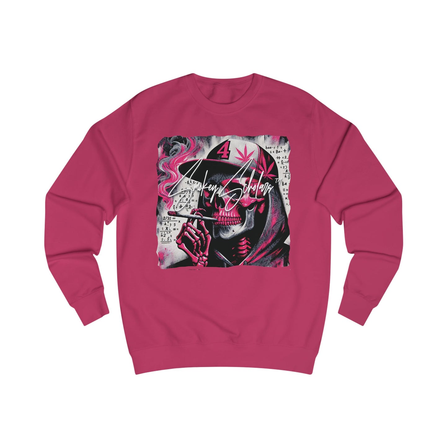 Smokey Scholars TM hooded skele Unisex Sweatshirt - Smokey Scholars