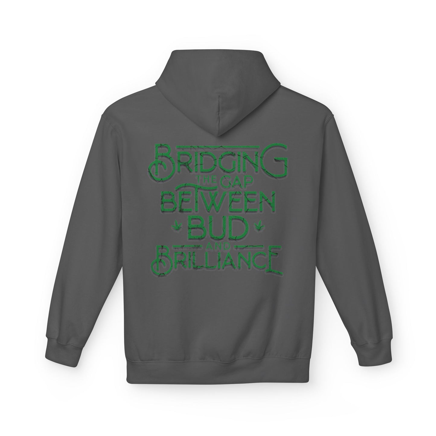 Smokey Scholars TM Green Bridge Unisex Midweight Softstyle Fleece Hoodie - Smokey Scholars