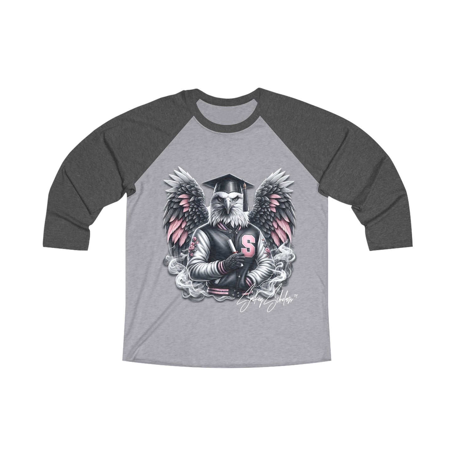 Smokey Scholars TM Unisex Tri-Blend 3 Raglan Tee - Smokey Scholars