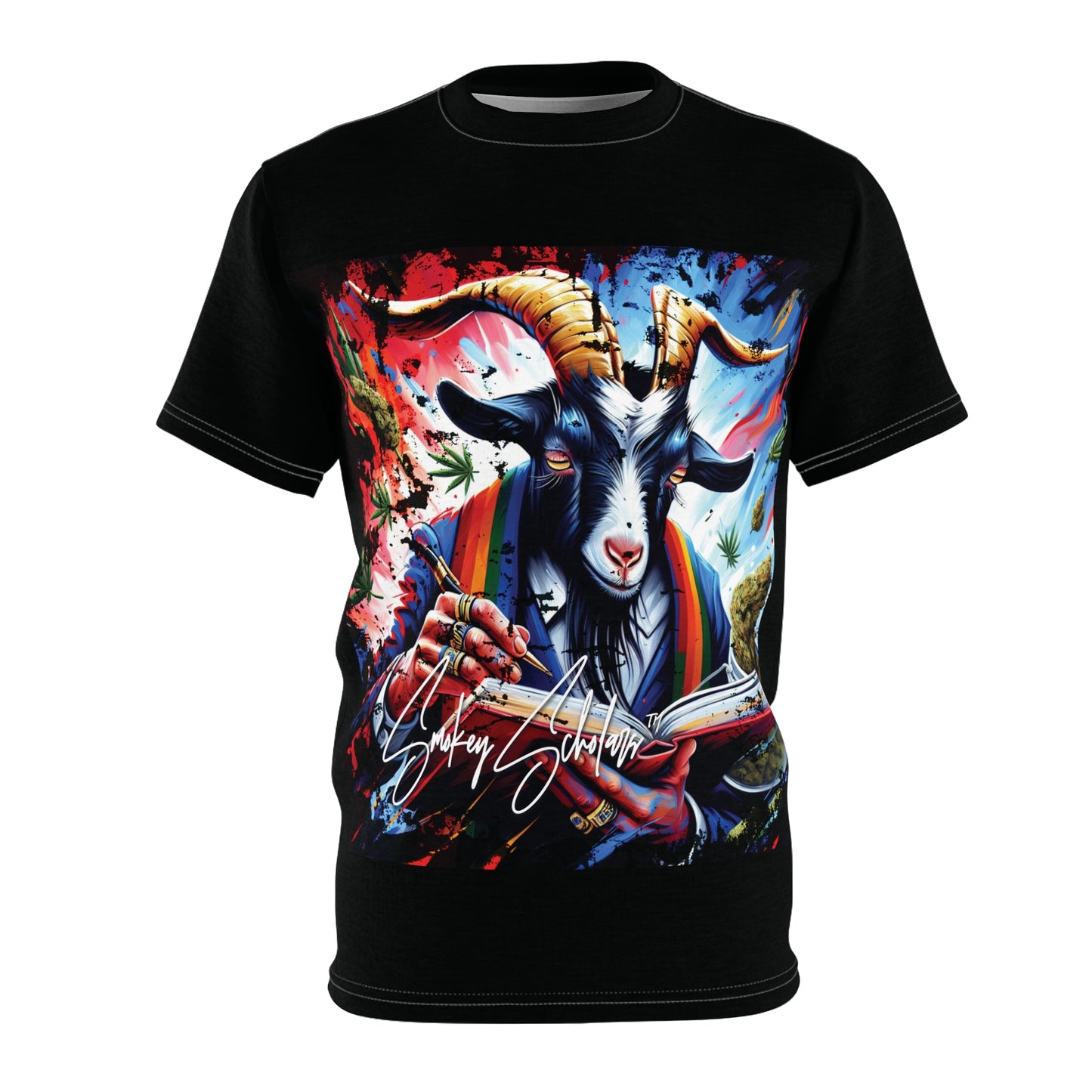 Smokey Scholars TM Gold Horns Tee - Smokey Scholars