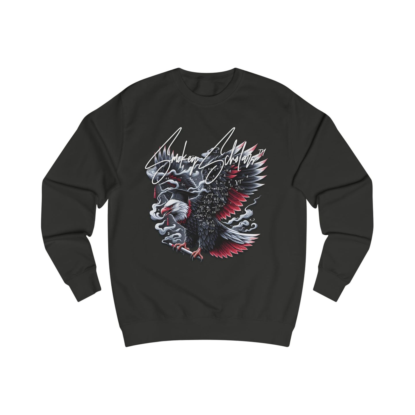 Smokey Scholars TM Red Numeric Unisex Sweatshirt - Smokey Scholars