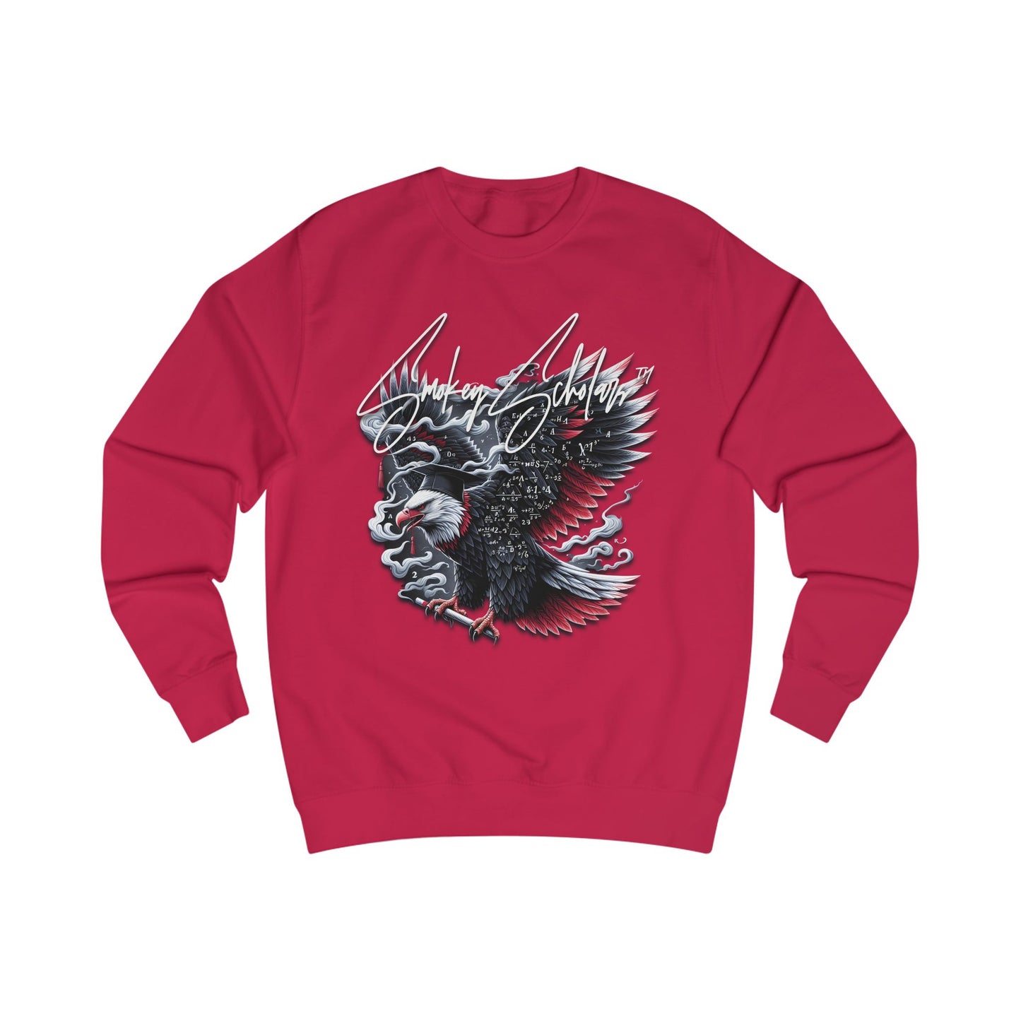 Smokey Scholars TM Red Numeric Unisex Sweatshirt - Smokey Scholars