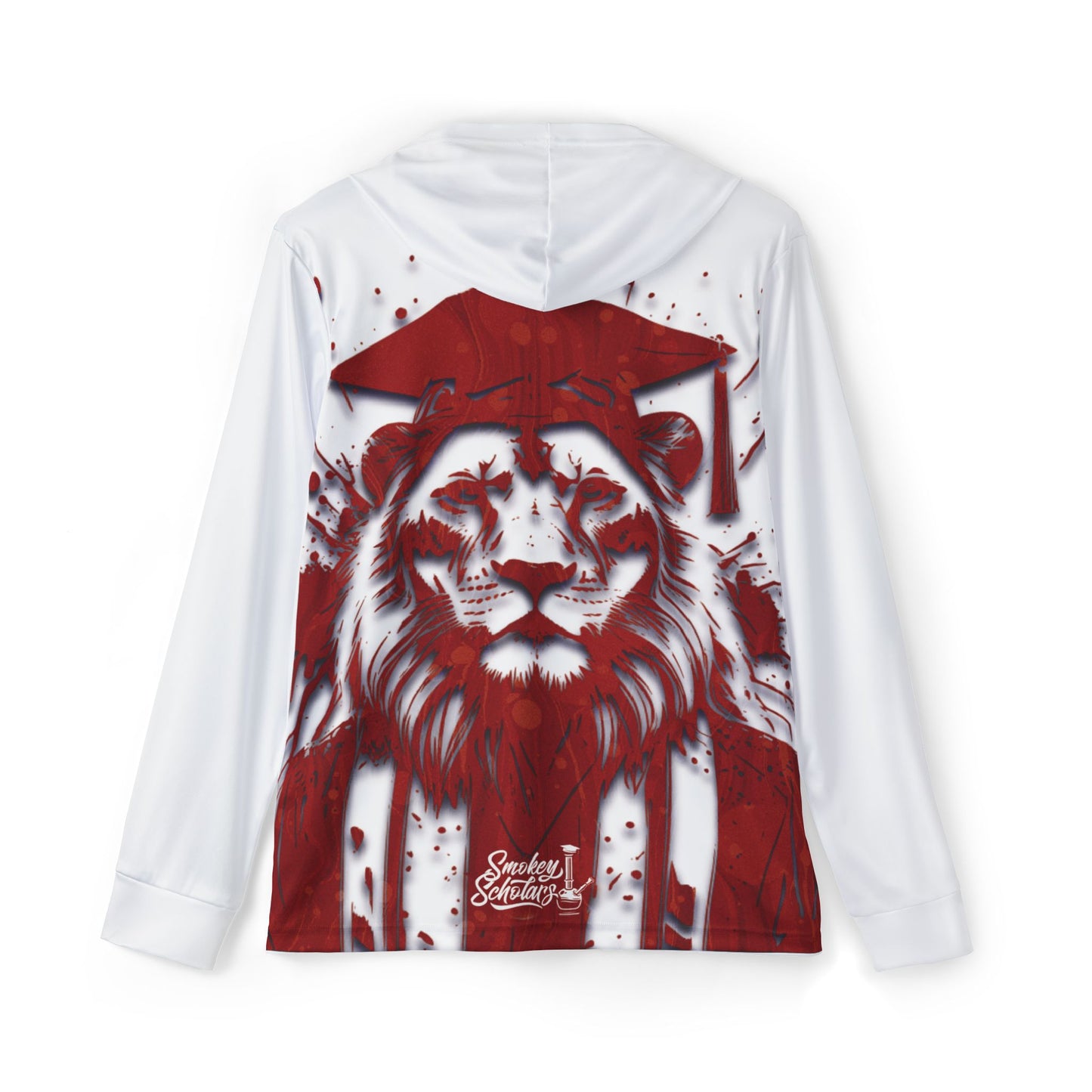 Smokey Scholars TM Bloody Lion Men's Sports Warmup Hoodie (AOP) - Smokey Scholars