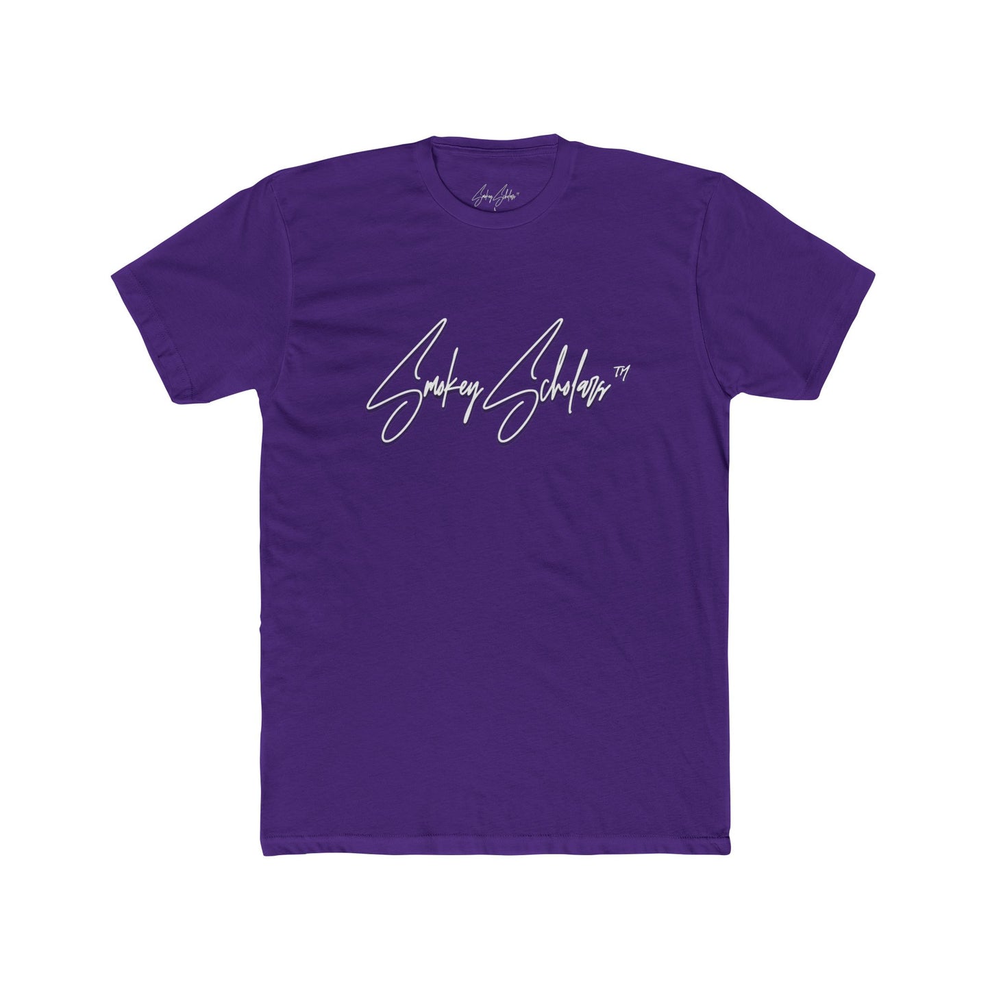 Smokey Scholars TM Signature Unisex Cotton Crew Tee - Smokey Scholars