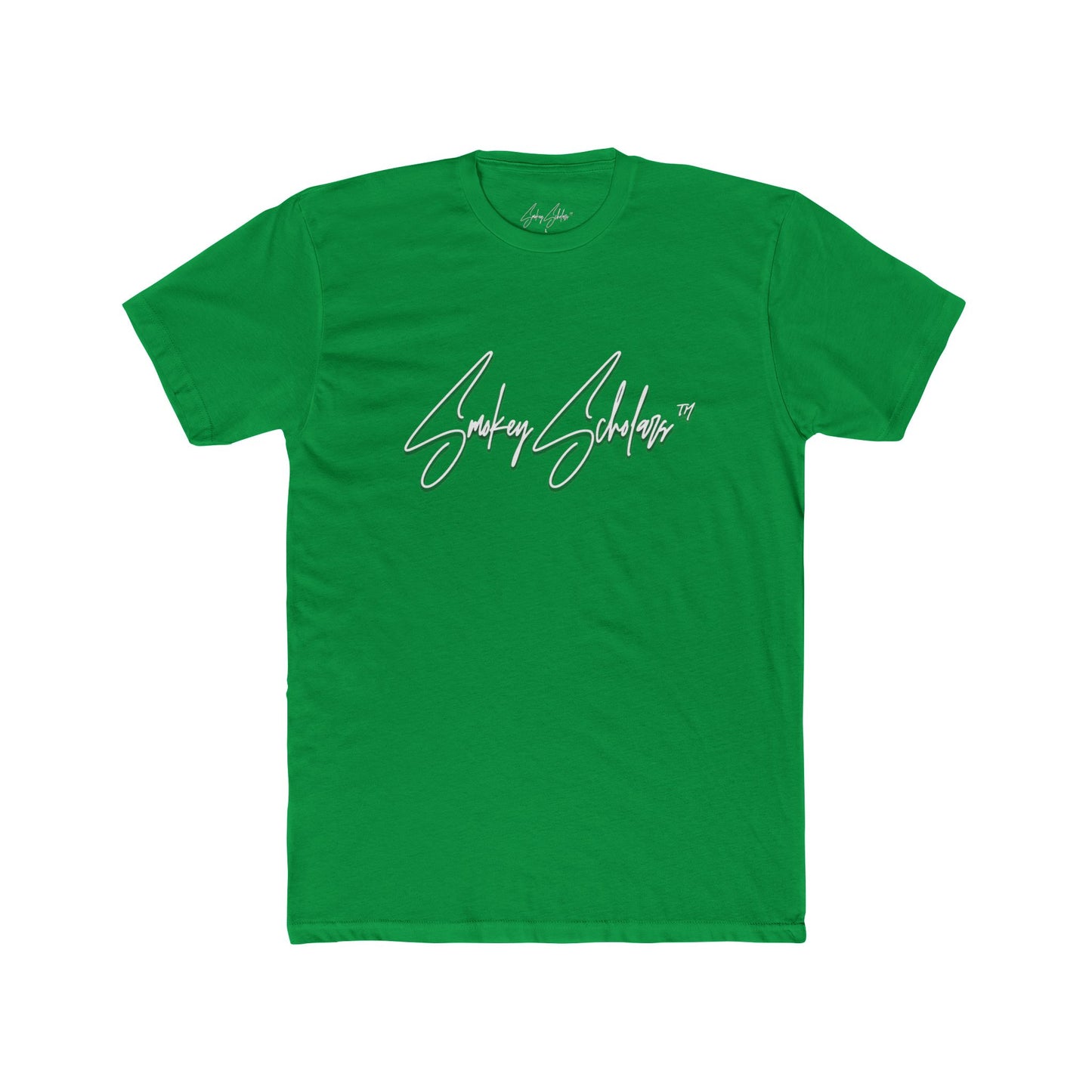 Smokey Scholars TM Signature Unisex Cotton Crew Tee - Smokey Scholars