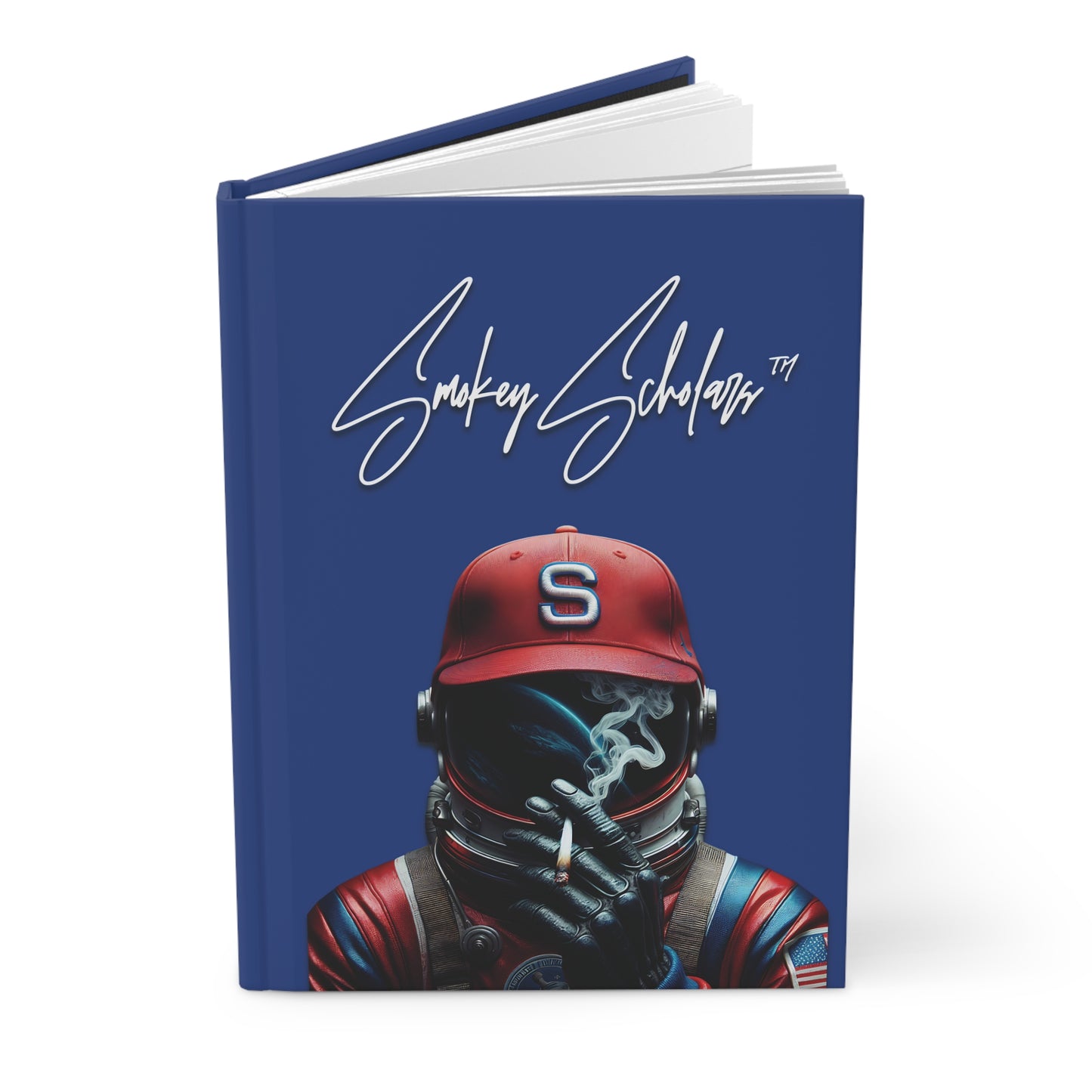Smokey Scholars Navy Astro Hardcover Journal Matte - Smokey Scholars