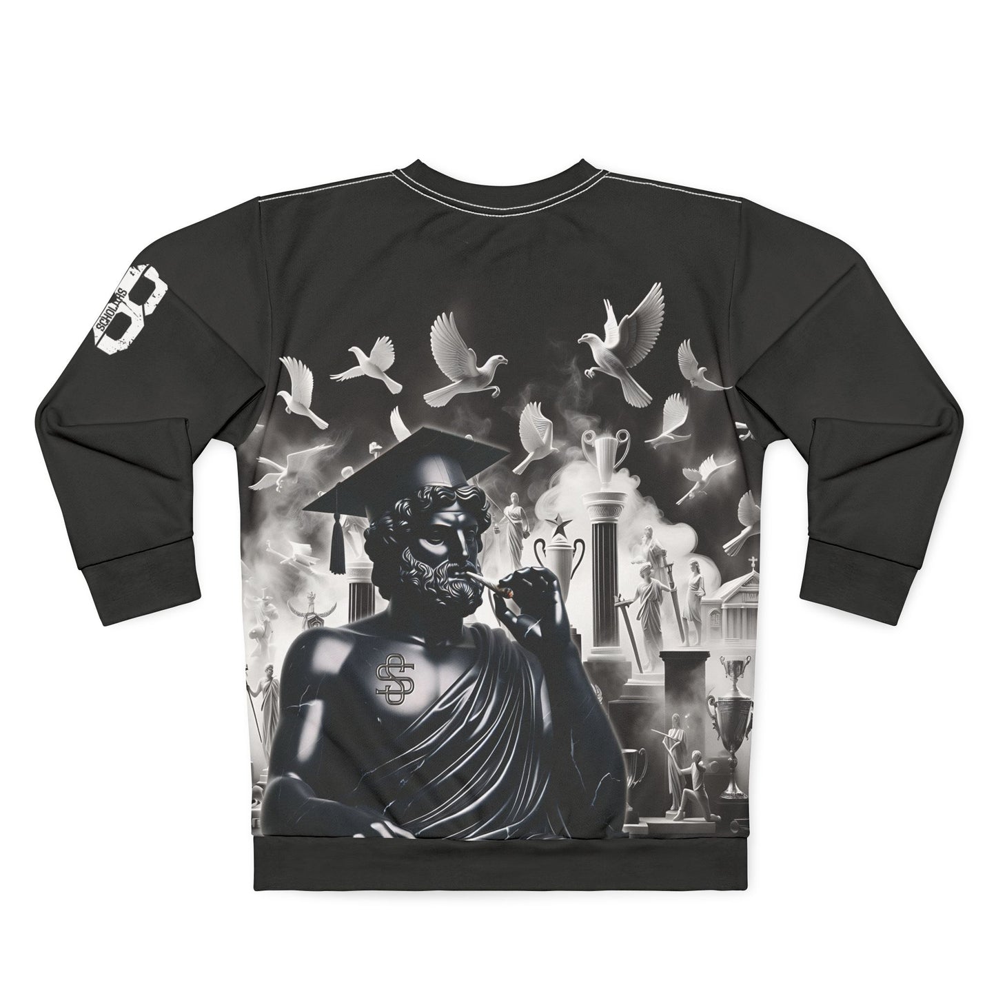 Smokey Scholars TM Black Dove Unisex Sweatshirt - Smokey Scholars
