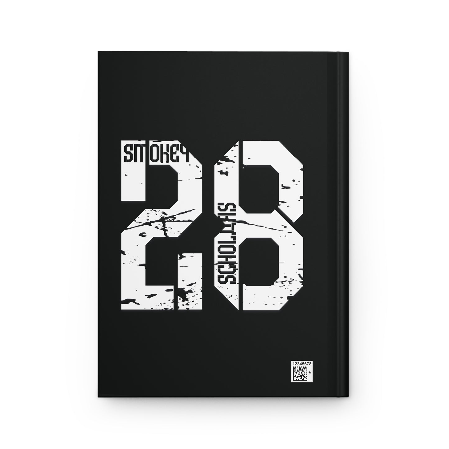 Smokey Scholars Blk White Eagle Hardcover Journal Matte - Smokey Scholars