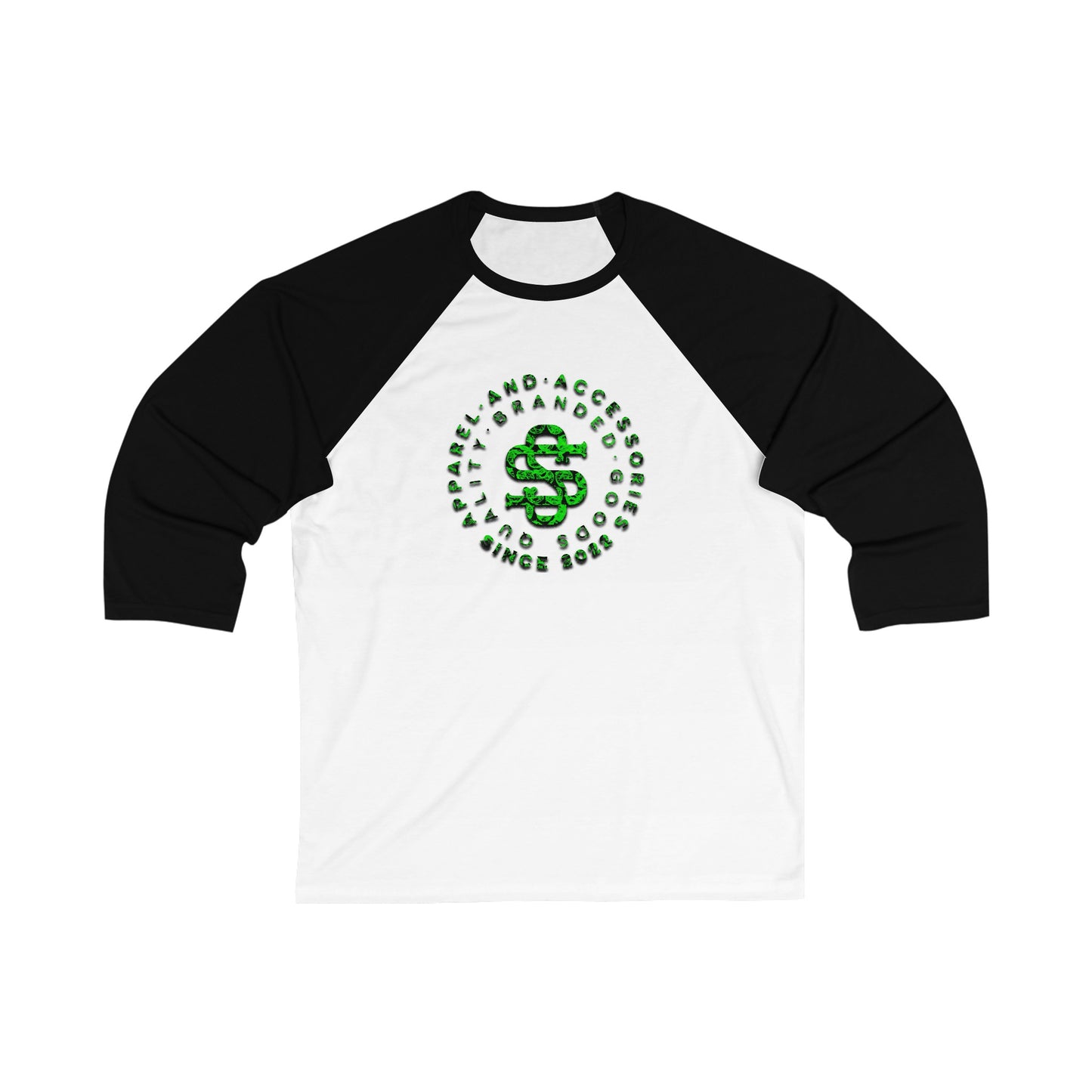 Smokey Scholars TM Green Bridge 3 Sleeve Baseball Tee - Smokey Scholars