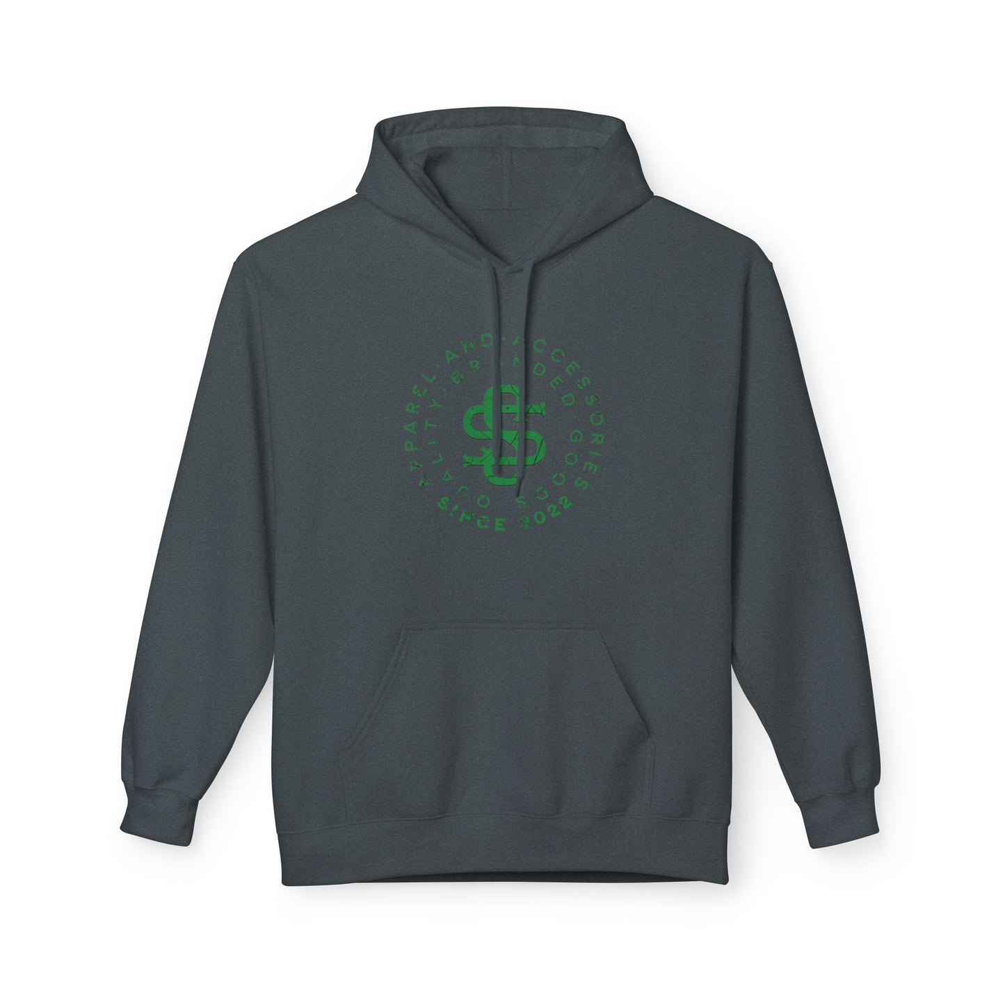 Smokey Scholars TM Green Bridge Unisex Midweight Softstyle Fleece Hoodie - Smokey Scholars