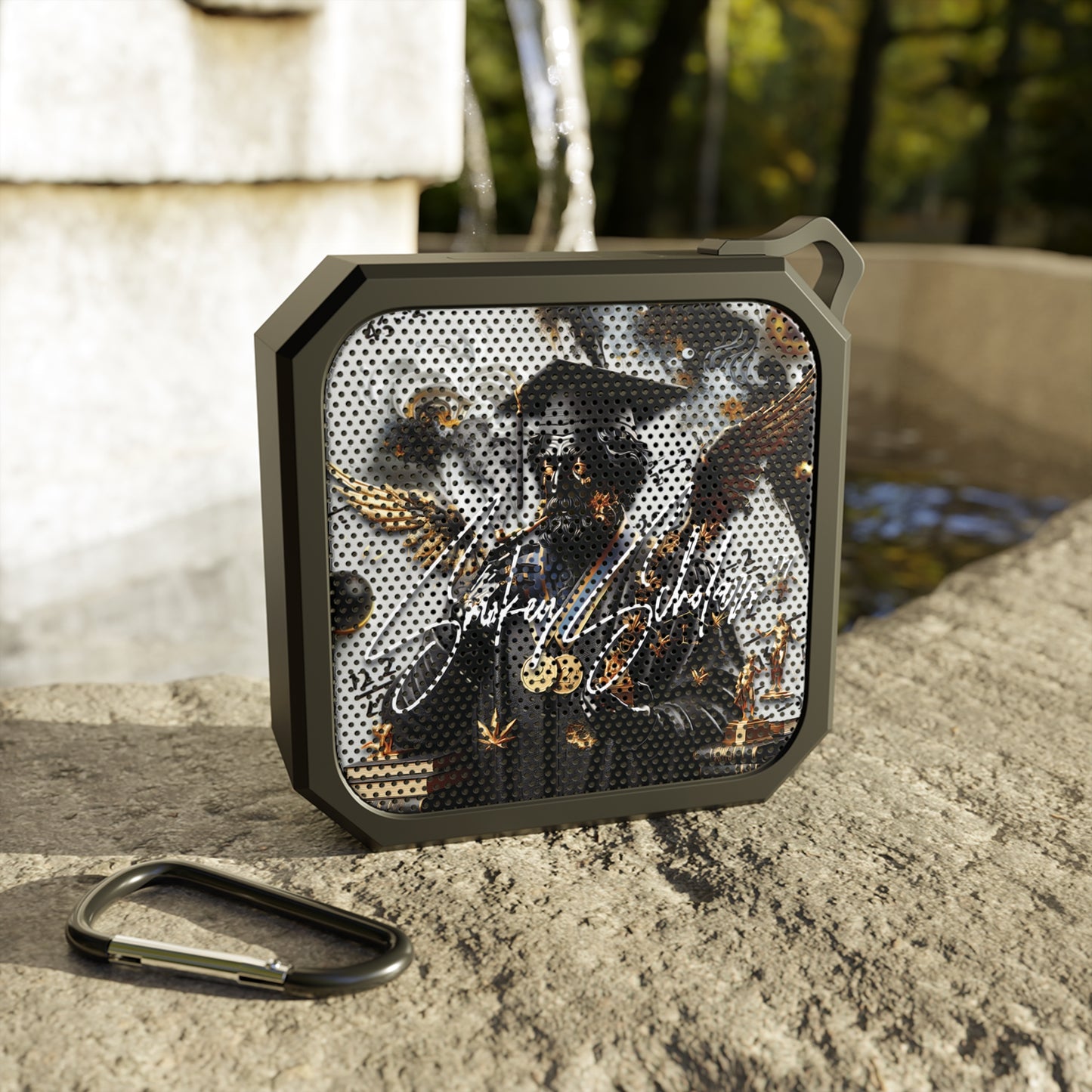Smokey Scholars Blk Stone Waterproof Bluetooth Speaker - Smokey Scholars