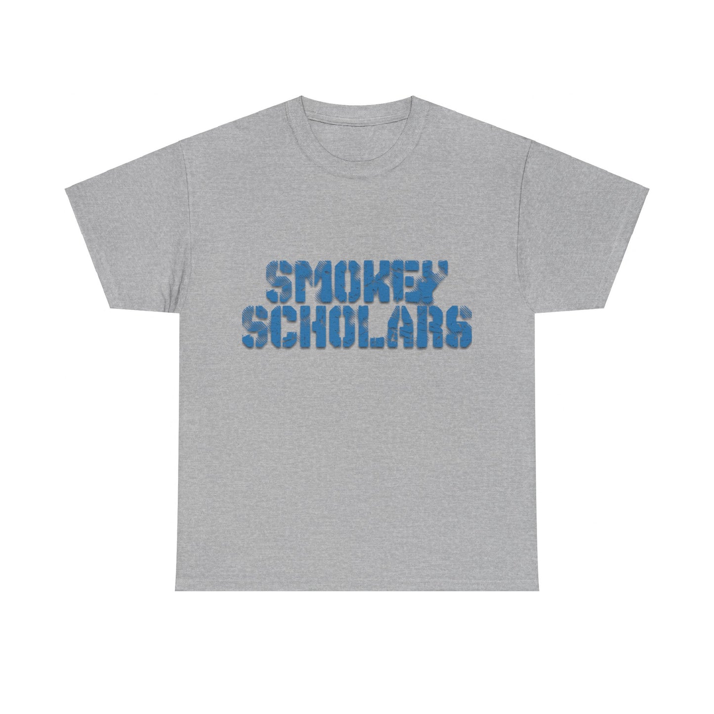 Smokey Scholars Blue Fingerprint Heavy Cotton Tee - Smokey Scholars
