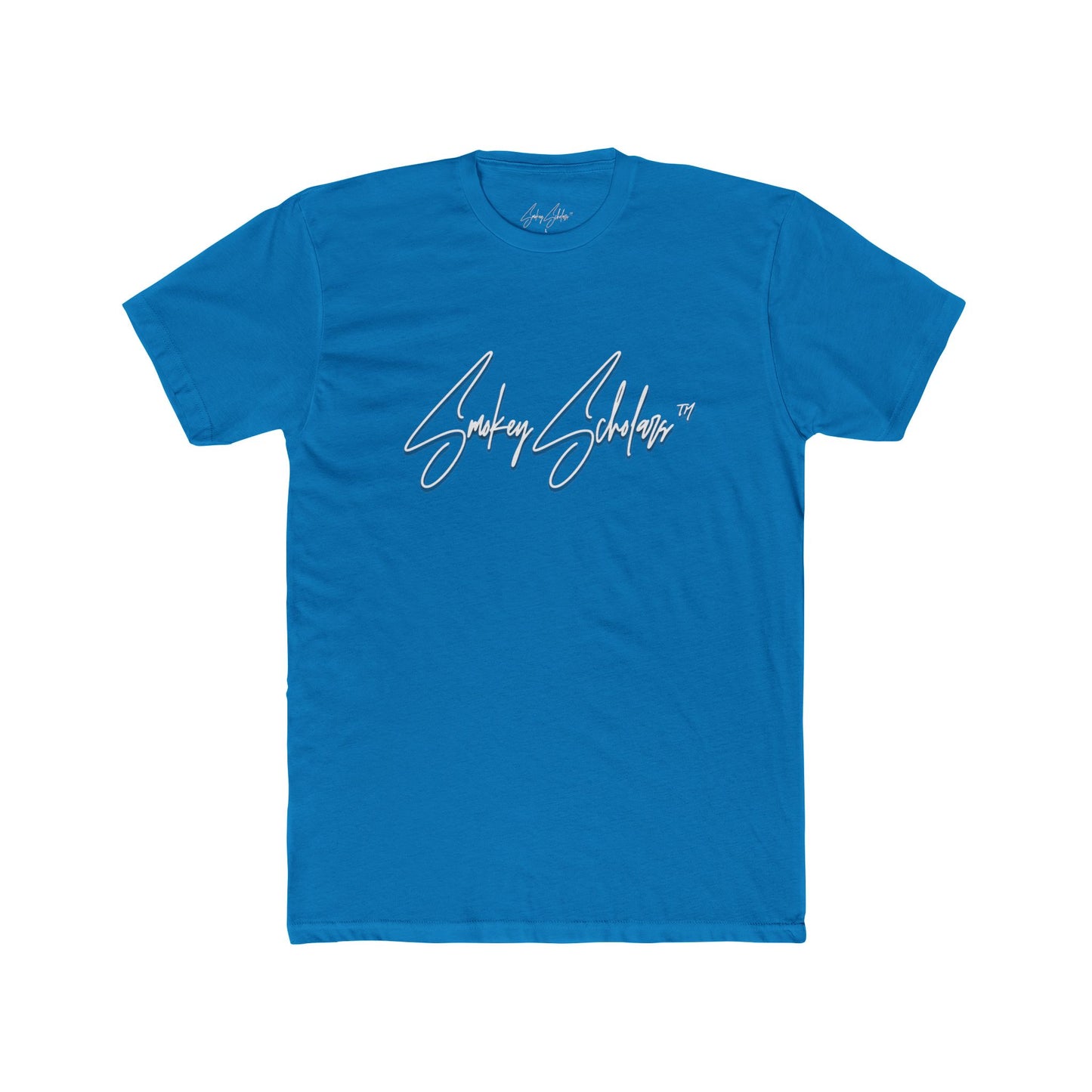 Smokey Scholars TM Signature Unisex Cotton Crew Tee - Smokey Scholars