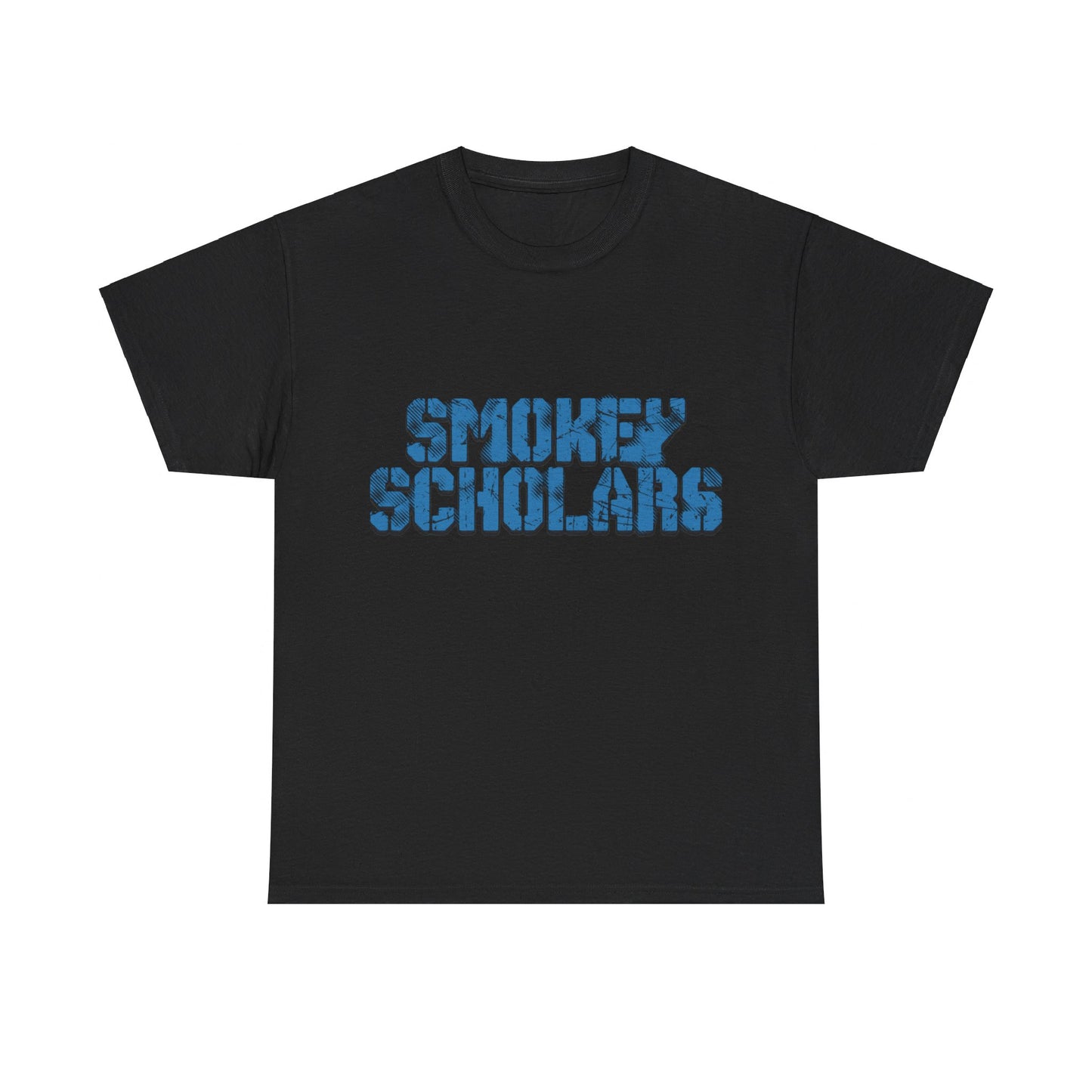 Smokey Scholars Blue Fingerprint Heavy Cotton Tee - Smokey Scholars