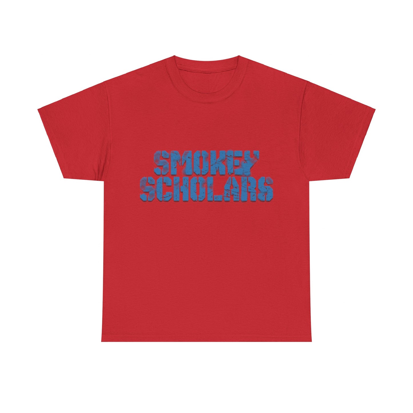 Smokey Scholars Blue Fingerprint Heavy Cotton Tee - Smokey Scholars