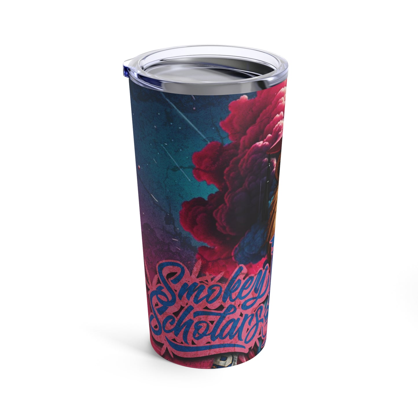 Smokey Scholars Pink Coud Tumbler 20oz - Smokey Scholars