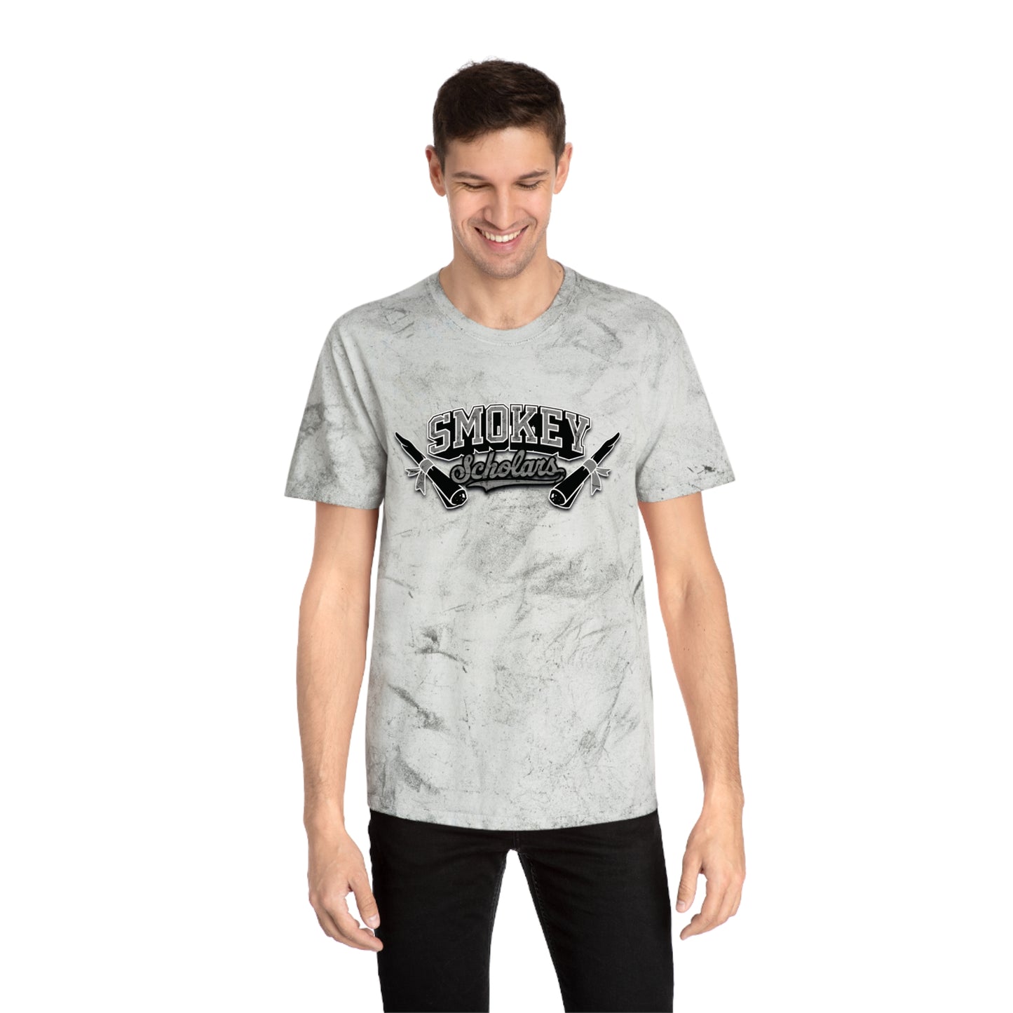Smokey Scholars TM Unisex Smoke Color Blast T-Shirt - Smokey Scholars