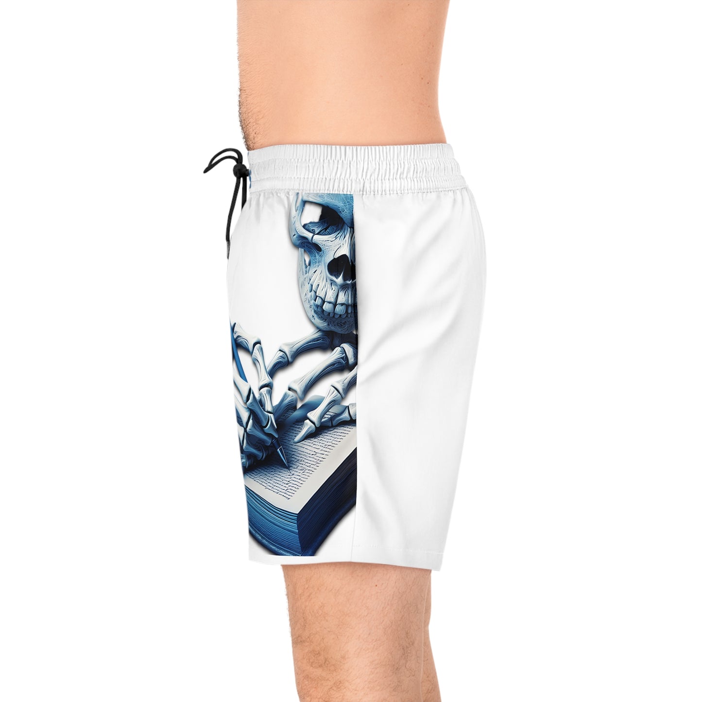Smokey Scholars Blue Skele Scholar Mid-Length Swim Shorts - Smokey Scholars