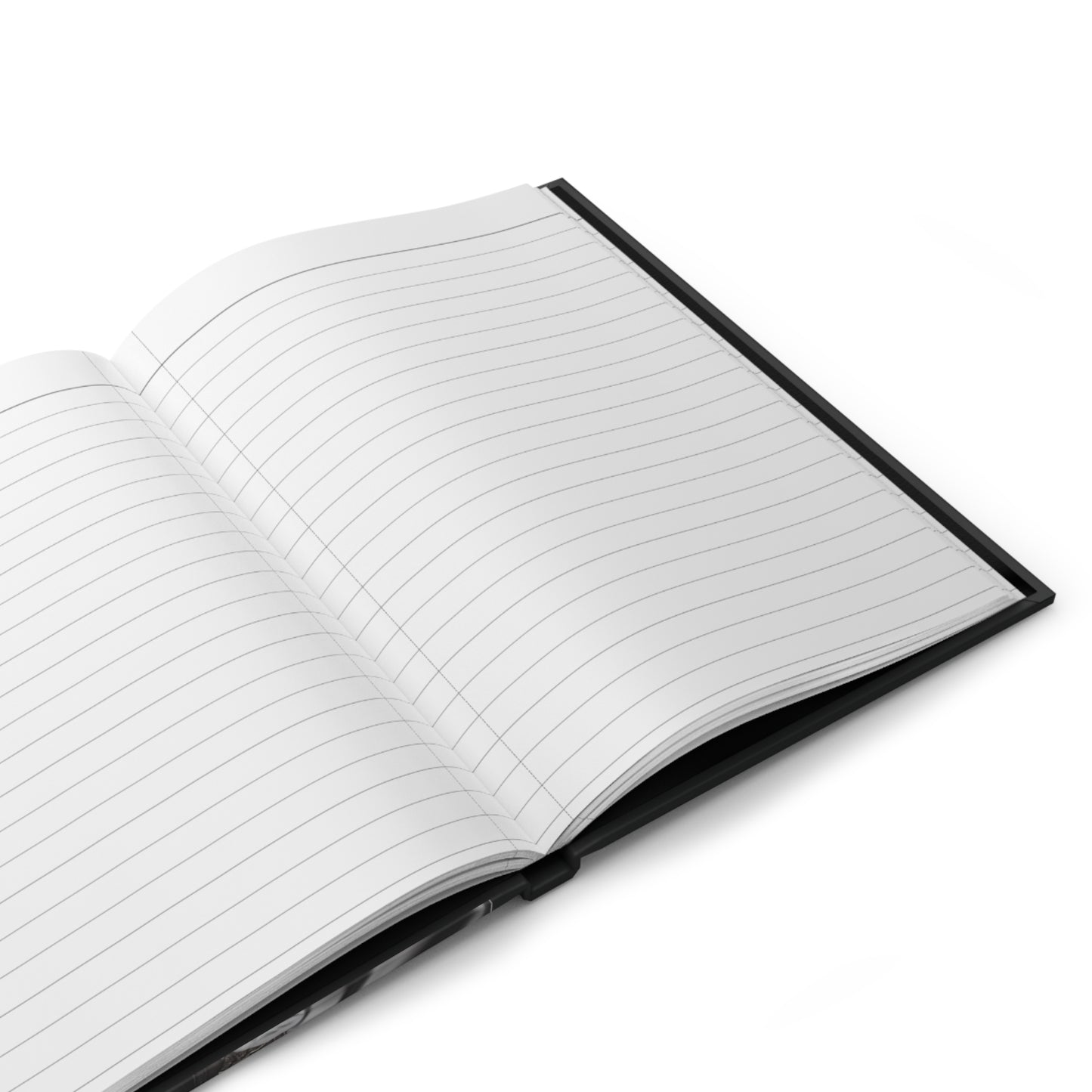 Smokey Scholars Blk White Eagle Hardcover Journal Matte - Smokey Scholars