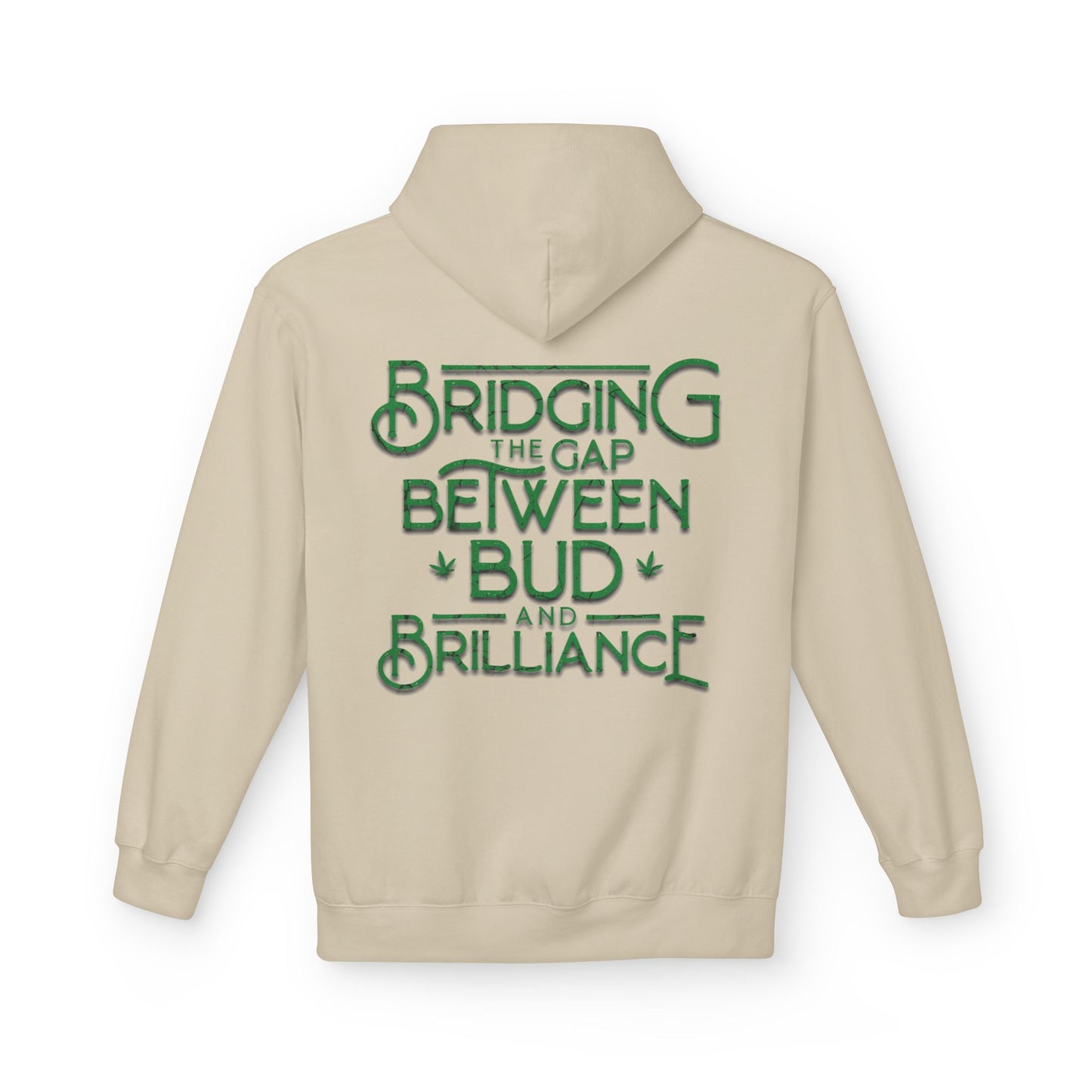 Smokey Scholars TM Green Bridge Unisex Midweight Softstyle Fleece Hoodie - Smokey Scholars