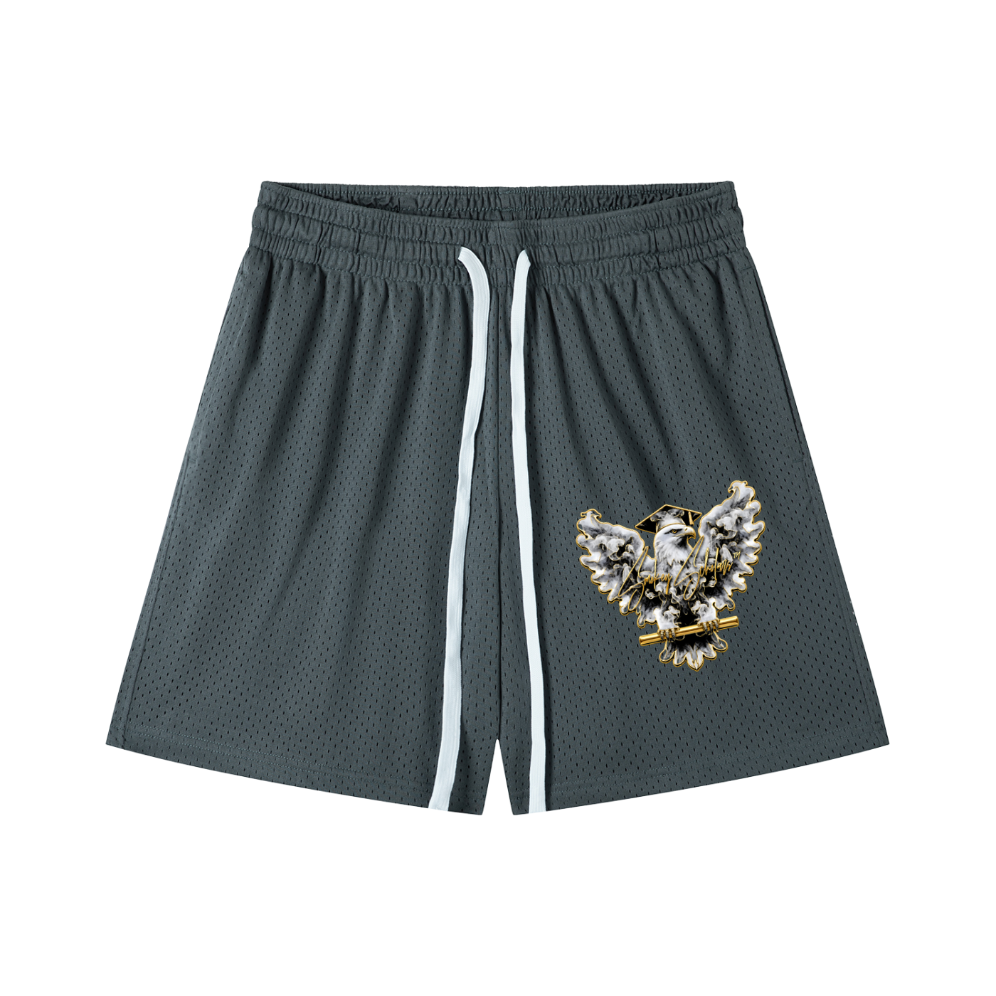 Smokey Scholars TM Gold Seal Eagle Mesh Drawstring Shorts