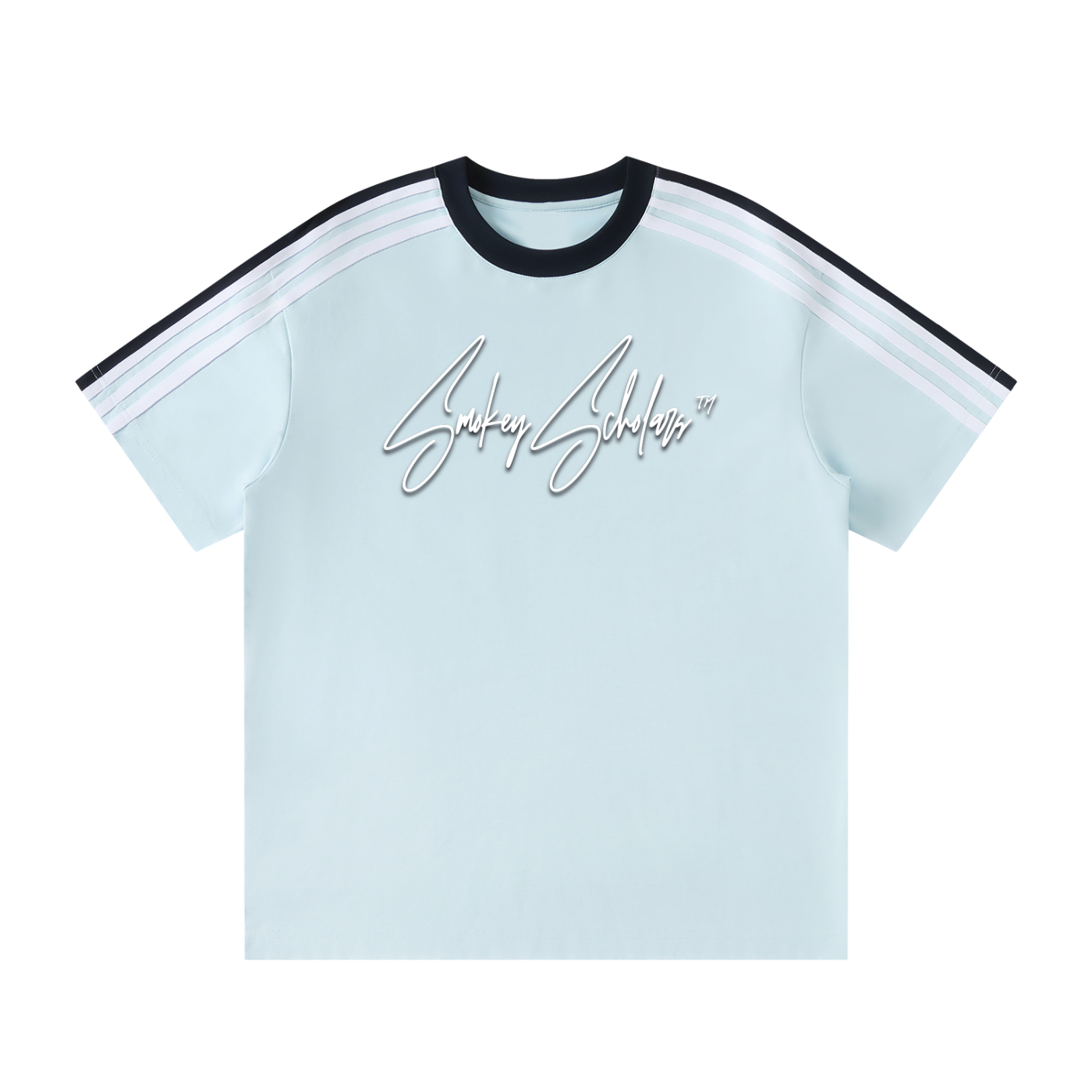 Smokey Scholars Colorblock Striped Graphic T-Shirt - Smokey Scholars