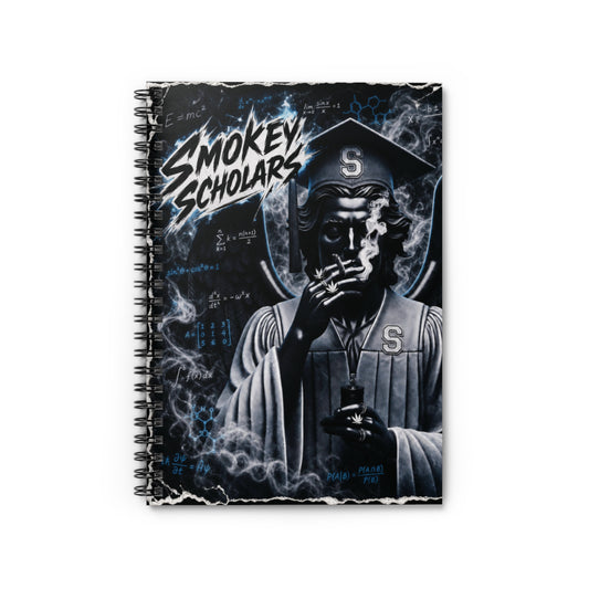 Smokey Scholars Ruled Spiral Notebook - Smokey Scholars