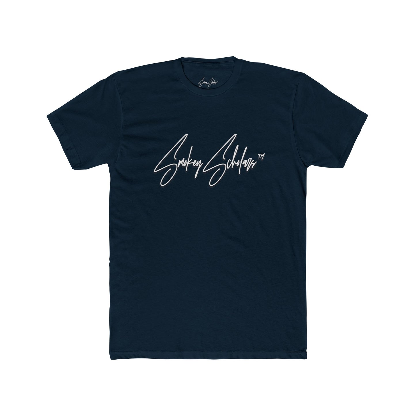 Smokey Scholars TM Signature Unisex Cotton Crew Tee - Smokey Scholars