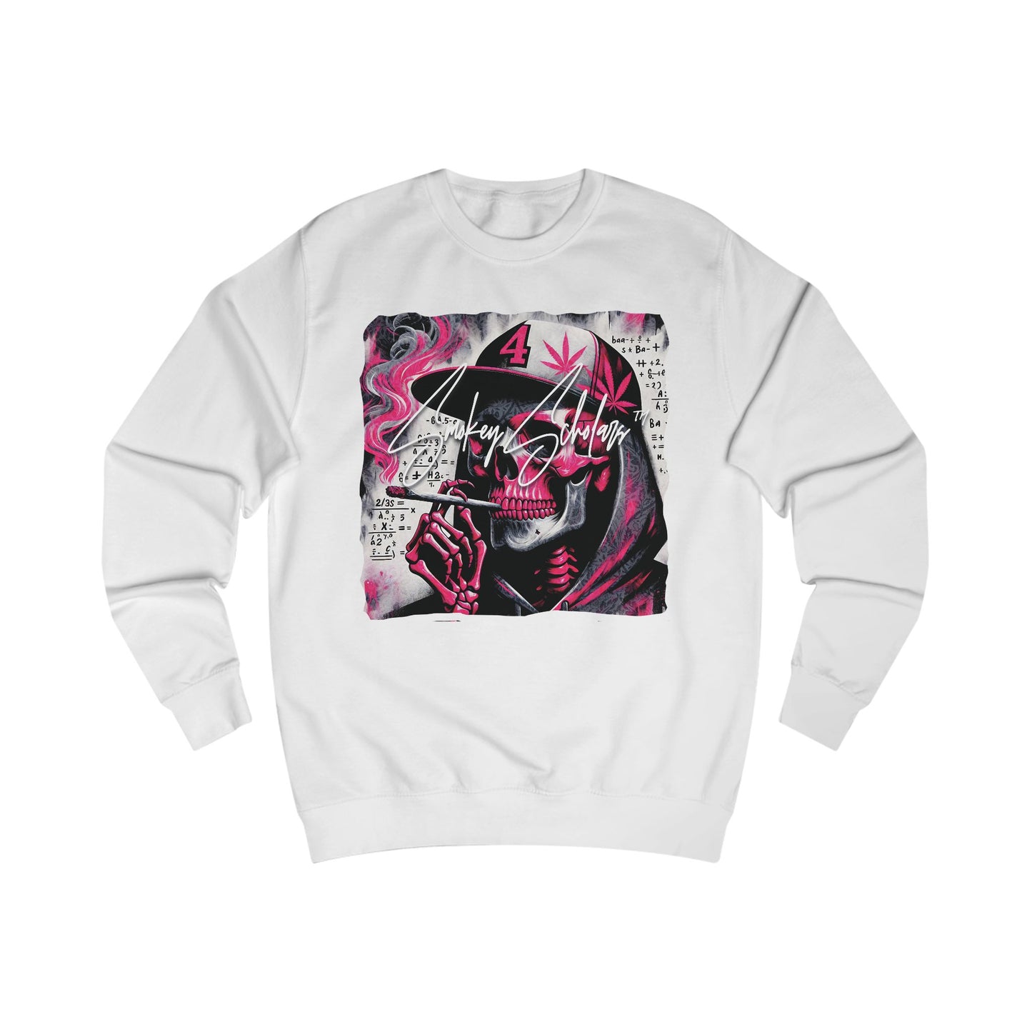 Smokey Scholars TM hooded skele  Unisex Sweatshirt - Smokey Scholars