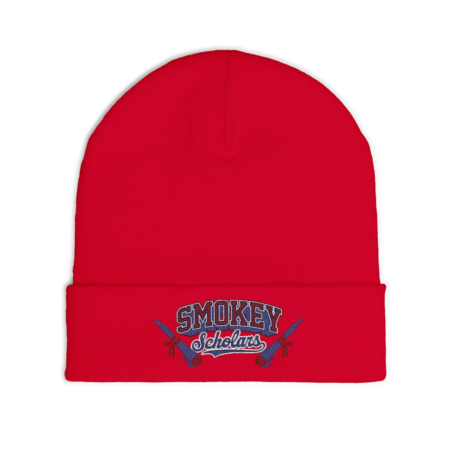 Smokey Scholars TM Knit Beanie (Embroidery) - Smokey Scholars