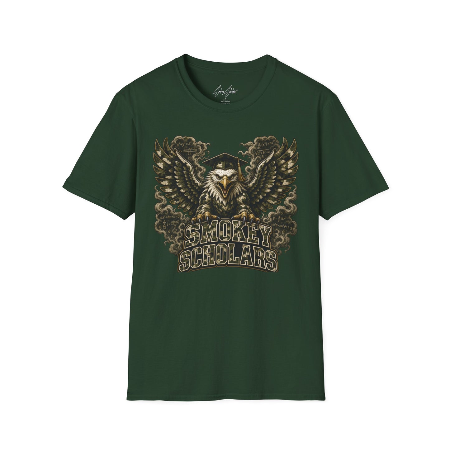 Smokey Scholars Camo Eagle  T-Shirt