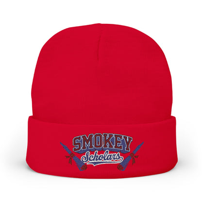 Smokey Scholars TM Knit Beanie (Embroidery) - Smokey Scholars