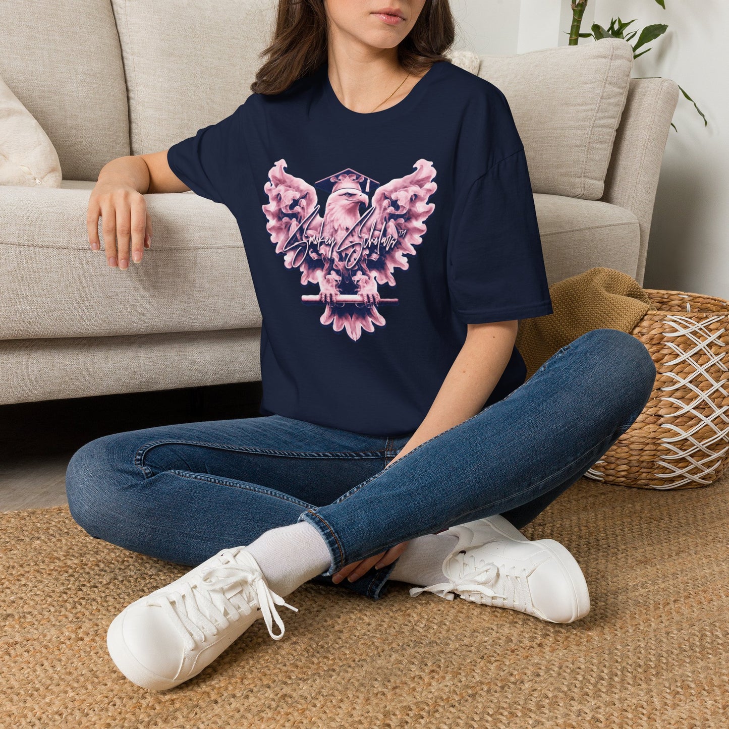 Smokey Scholars Winged Scholar Eagle Tee