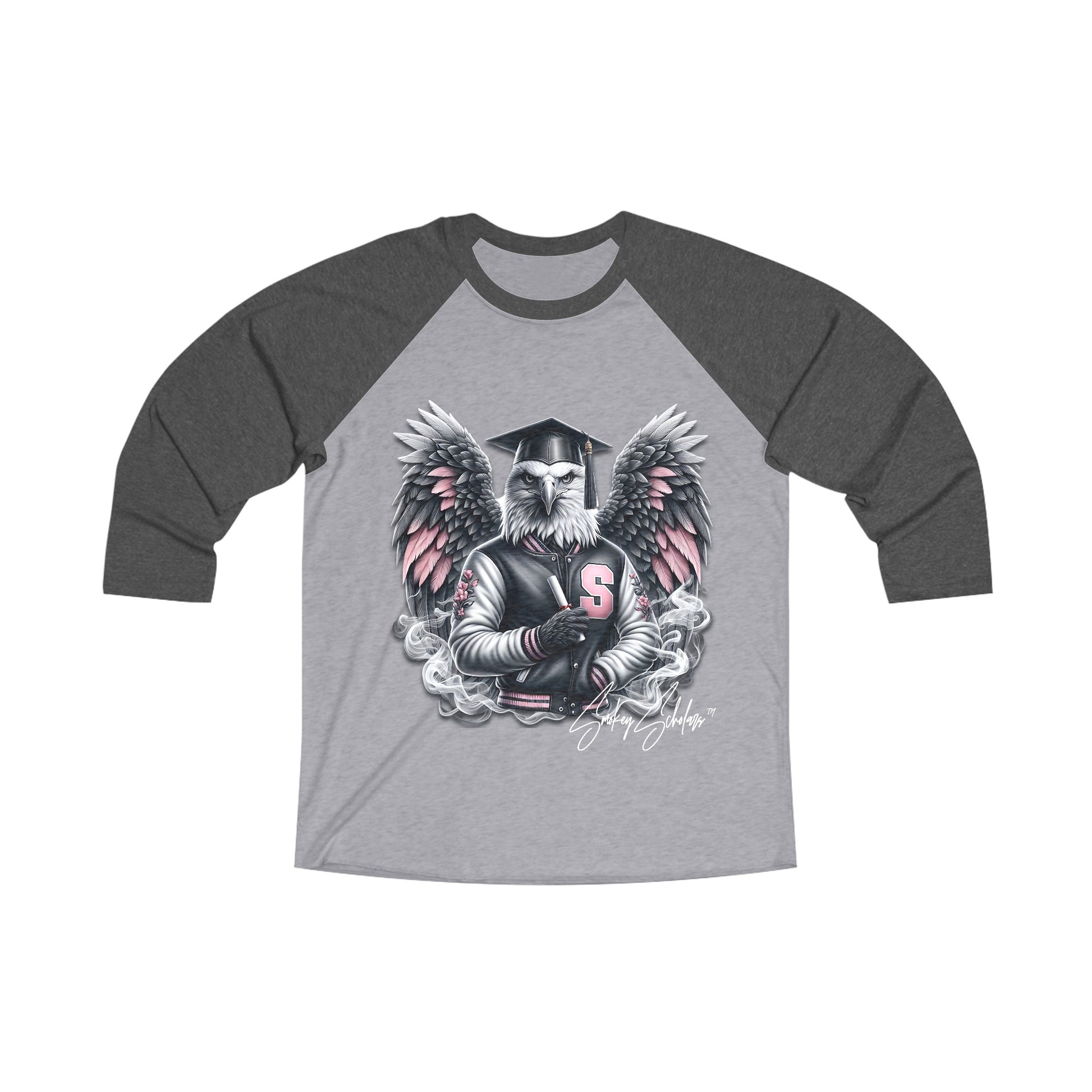 Smokey Scholars TM Unisex Tri-Blend 3 Raglan Tee - Smokey Scholars