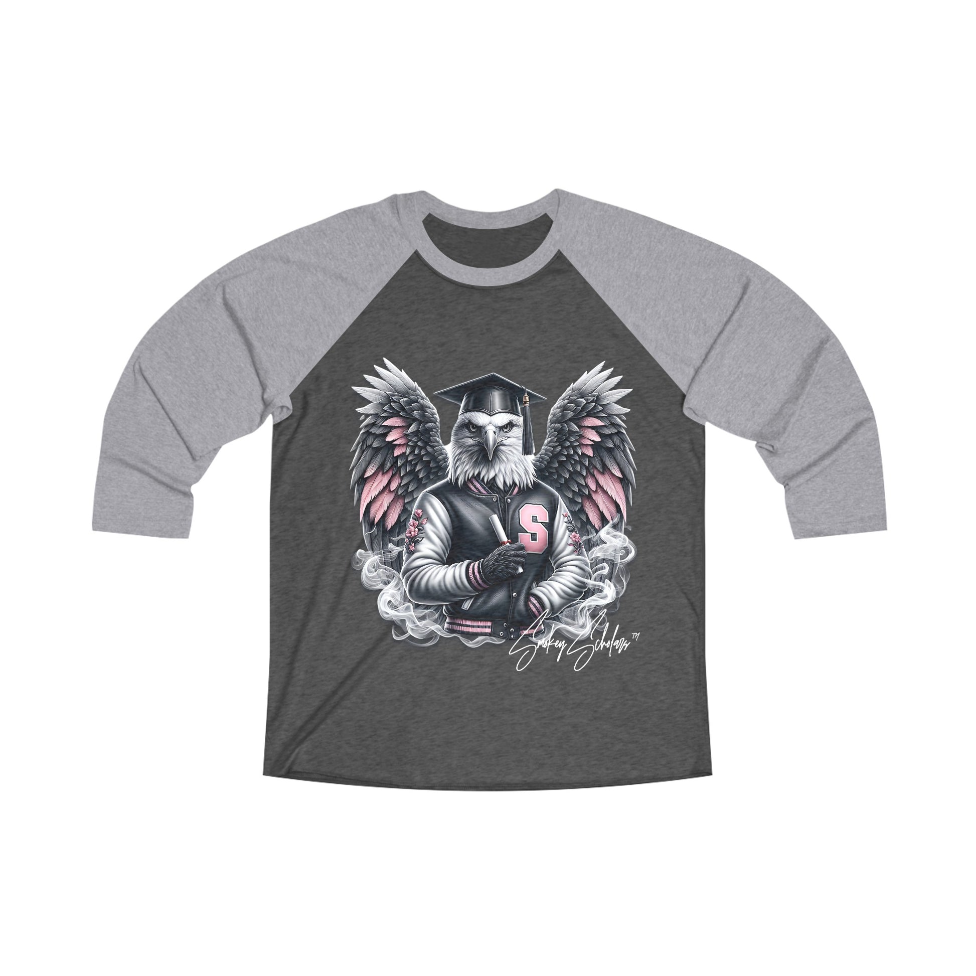 Smokey Scholars TM Unisex Tri-Blend 3 Raglan Tee - Smokey Scholars