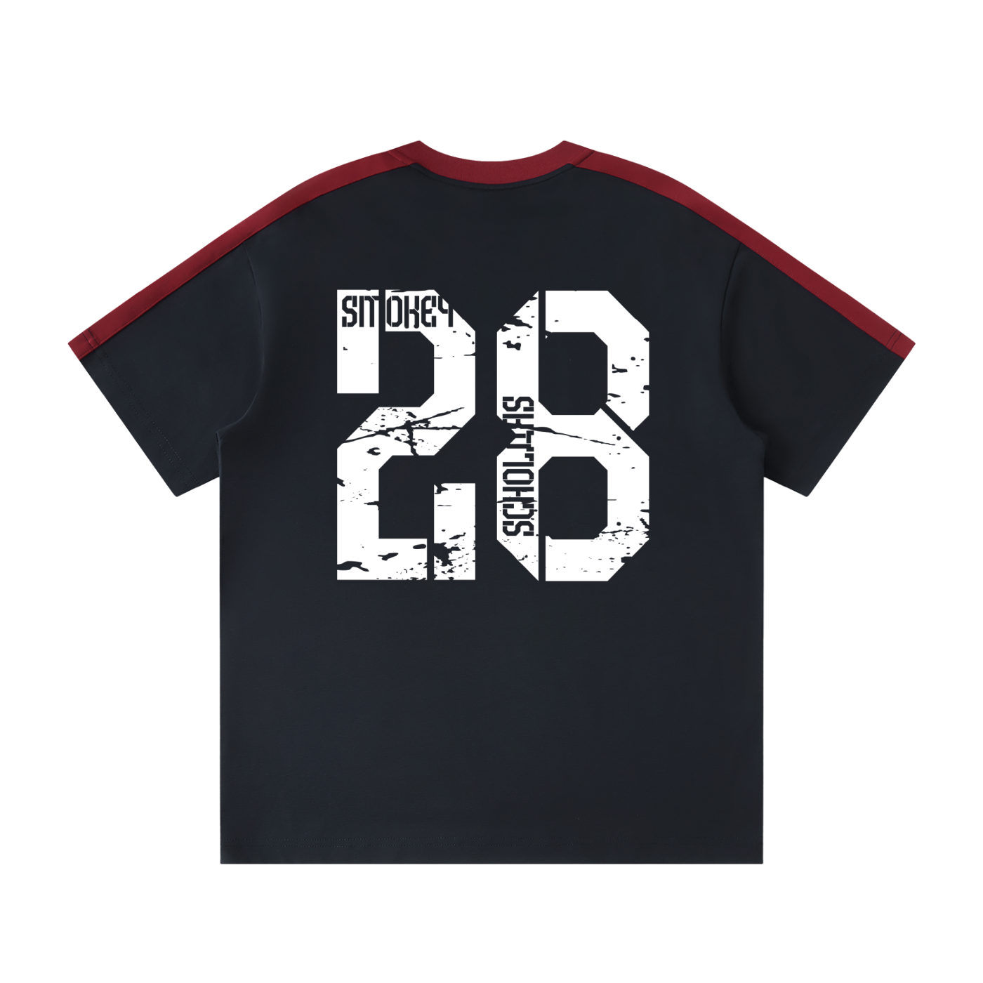 Smokey Scholars Colorblock Striped Graphic T-Shirt - Smokey Scholars