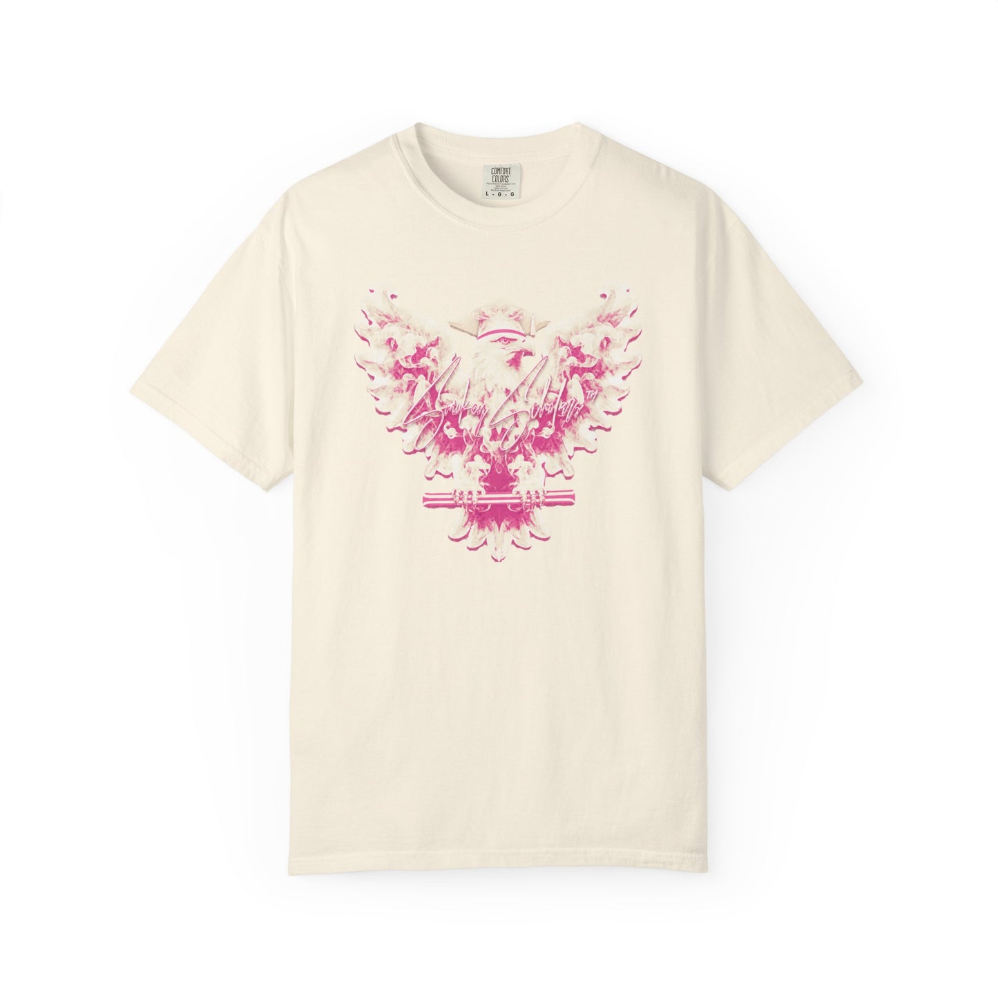 Smokey Scholars Pink Sealed Eagle Tee - Smokey Scholars