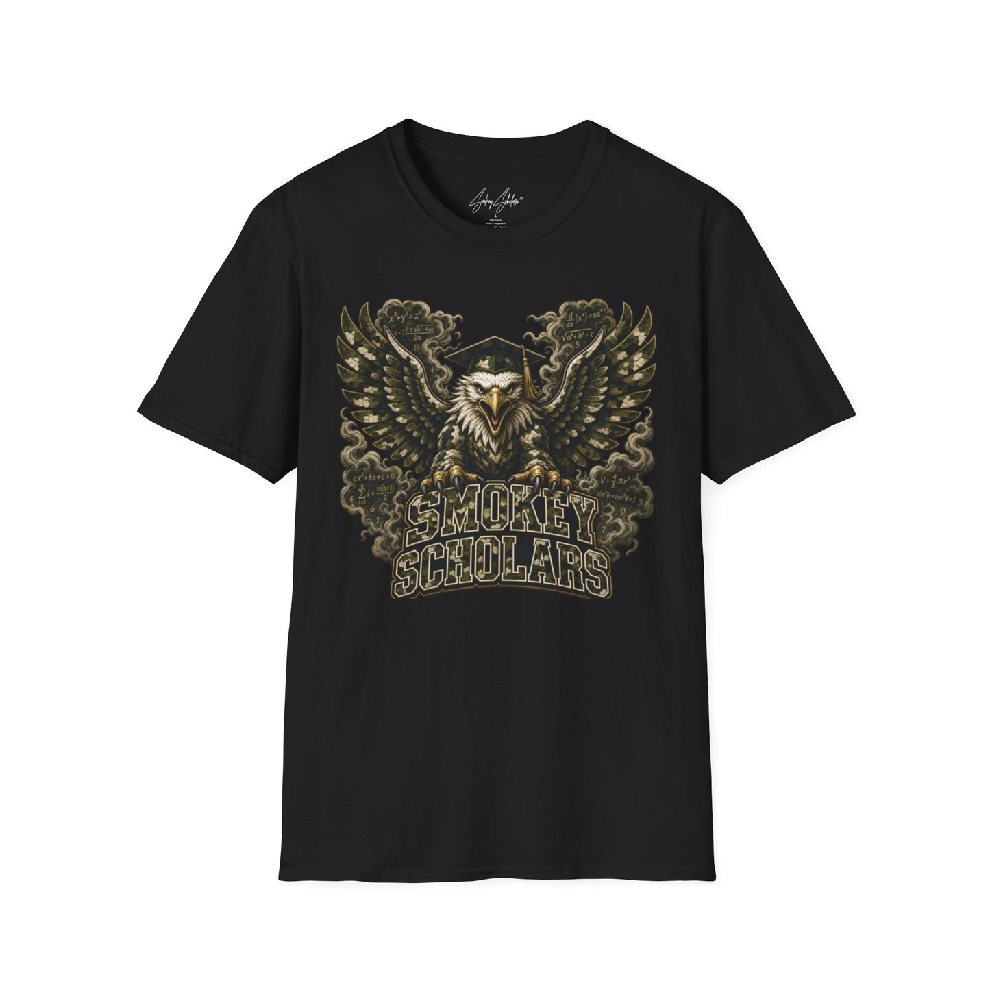 Smokey Scholars Camo Eagle  T-Shirt
