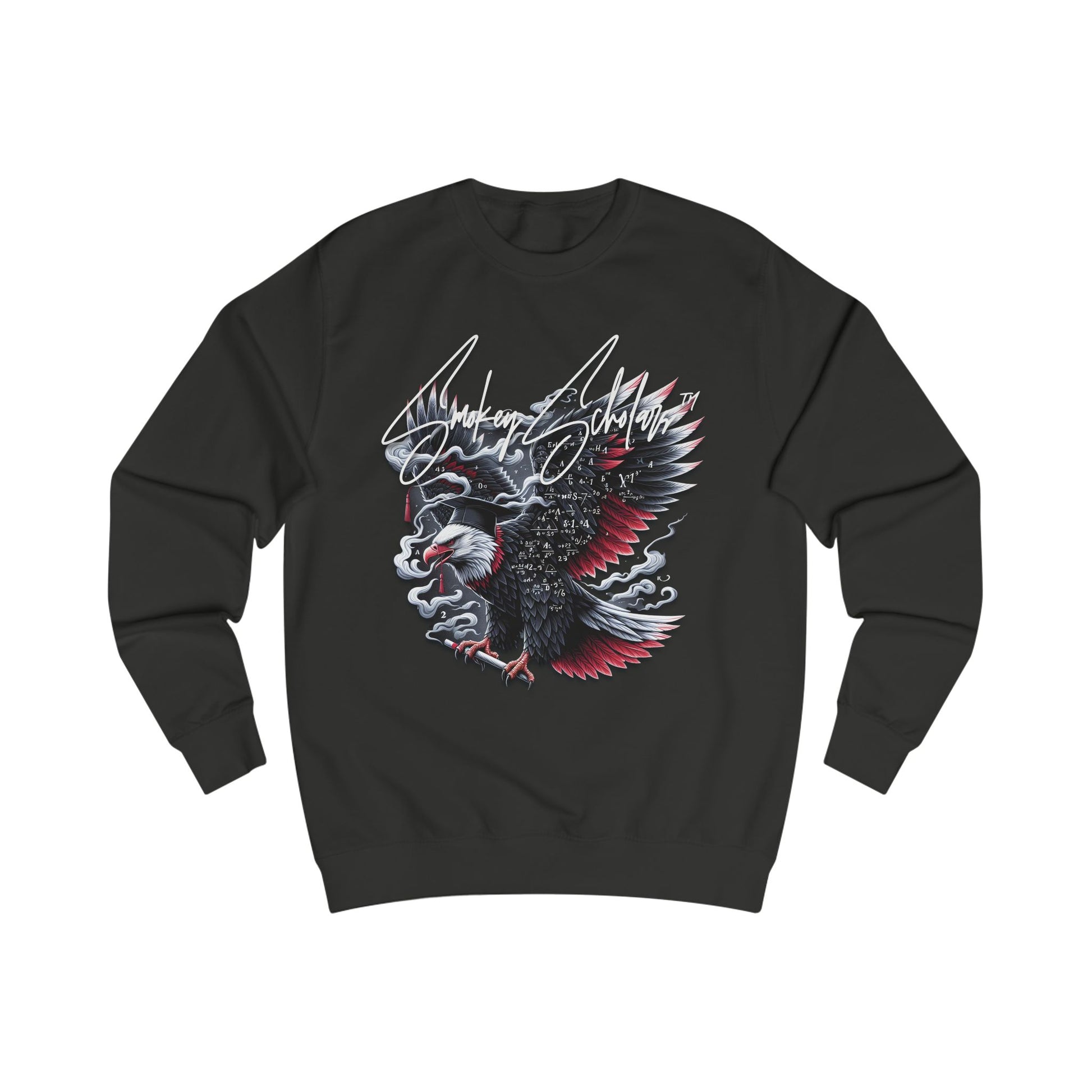 Smokey Scholars TM Red Numeric Unisex Sweatshirt - Smokey Scholars