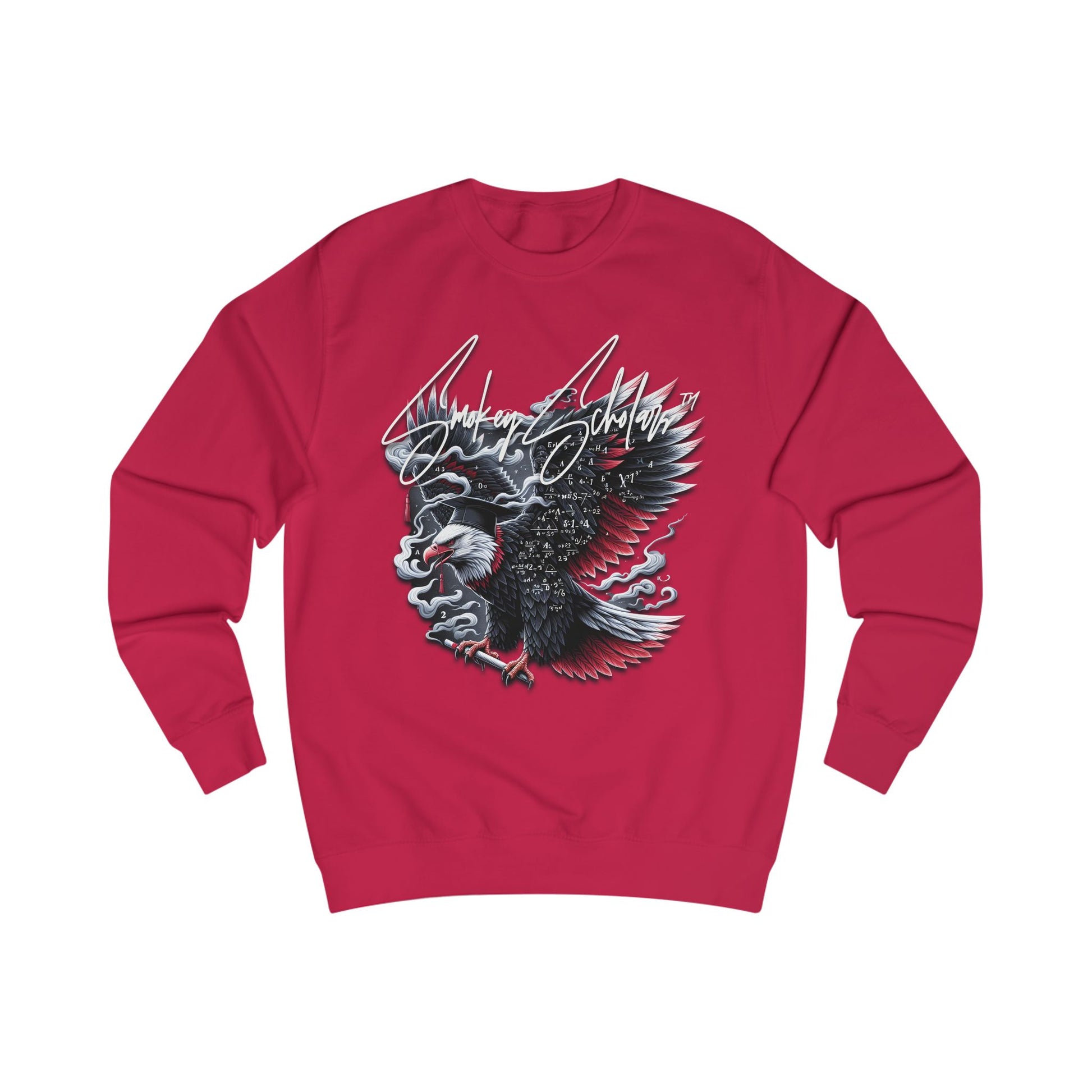 Smokey Scholars TM Red Numeric Unisex Sweatshirt - Smokey Scholars