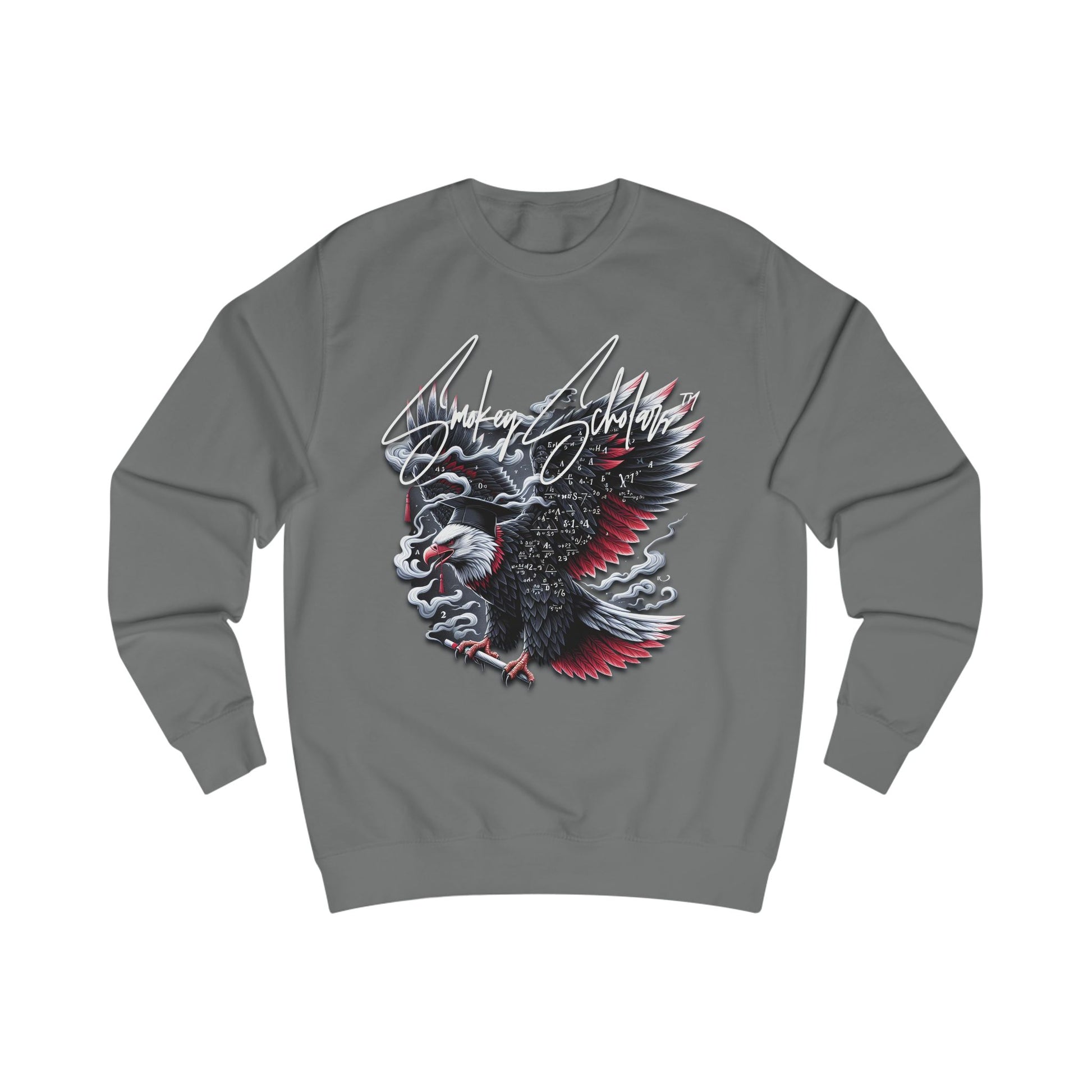 Smokey Scholars TM Red Numeric Unisex Sweatshirt - Smokey Scholars