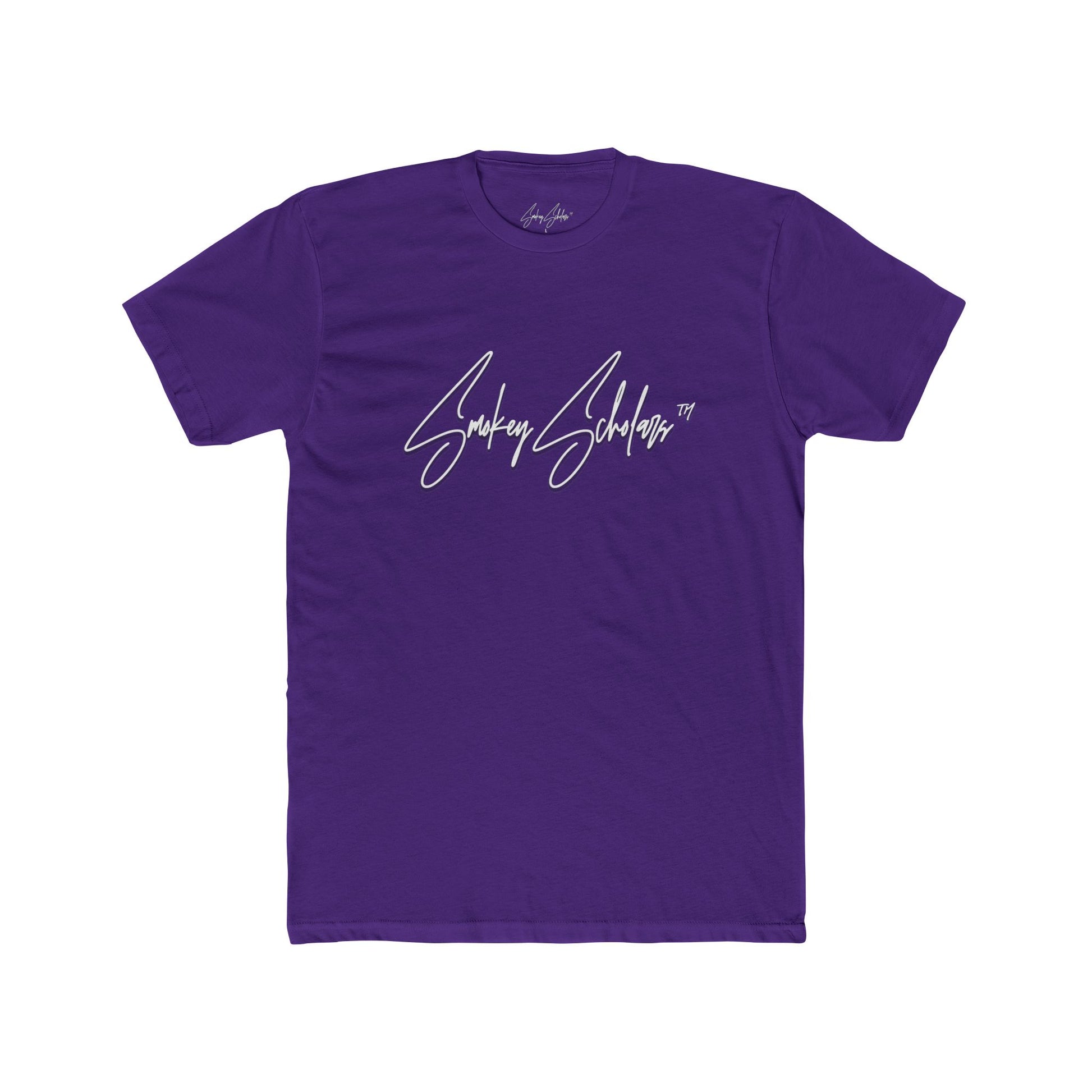 Smokey Scholars TM Signature Unisex Cotton Crew Tee - Smokey Scholars