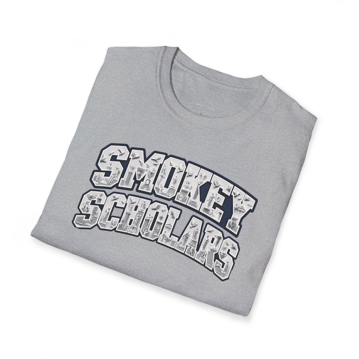 Smokey Scholars Collegiate Statues Tee