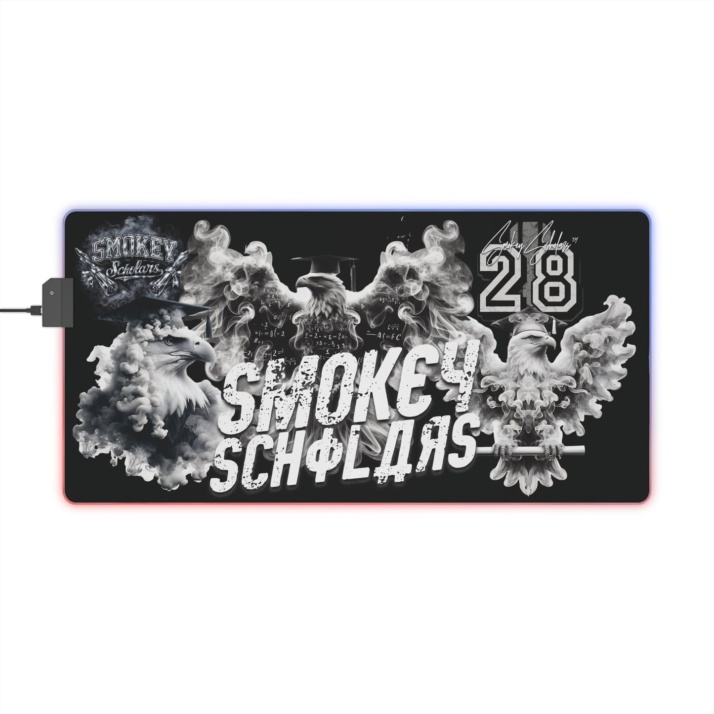 Smokey Scholars TM LED Gaming Mouse Pad