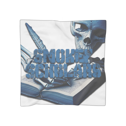 Smokey Scholars Blue Skele Poly Scarf - Smokey Scholars