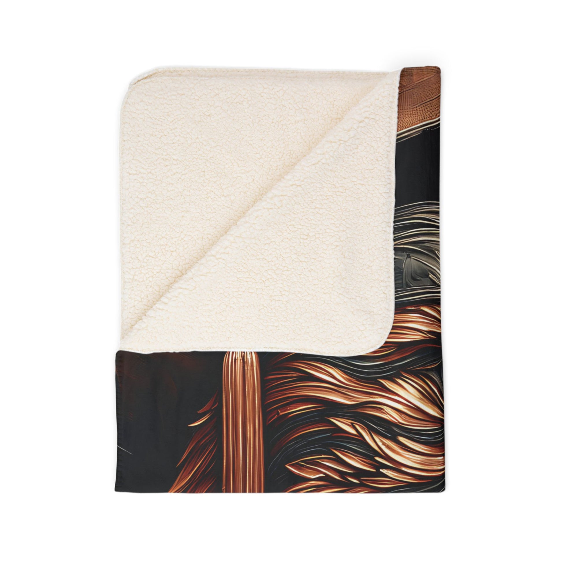 Smokey Scholars Copper Eagle Fleece Sherpa Blanket - Smokey Scholars