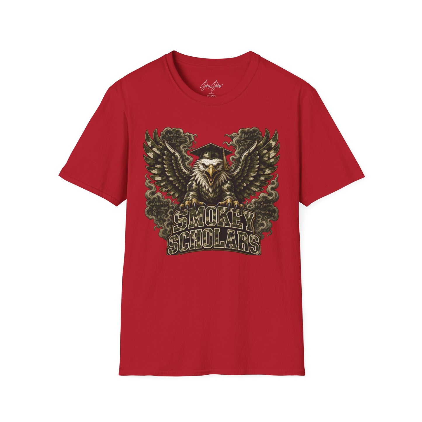 Smokey Scholars Camo Eagle  T-Shirt