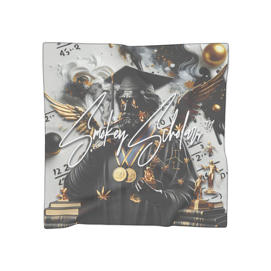Smokey Scholars Blk Stone  Poly Scarf - Smokey Scholars
